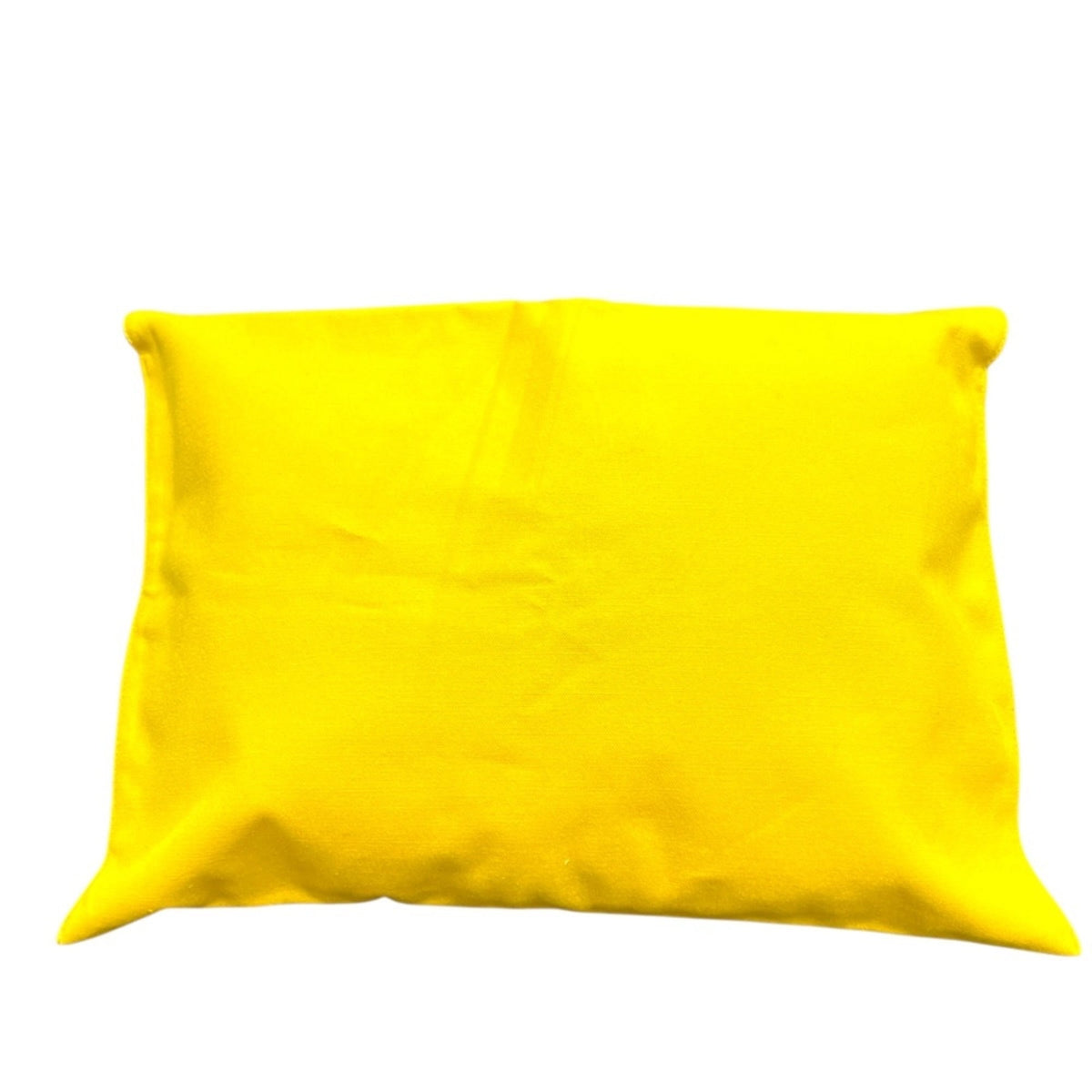 Hermes Yellow Cotton Canvas Clutch Bag Handbag Pouch (Pre-Owned)