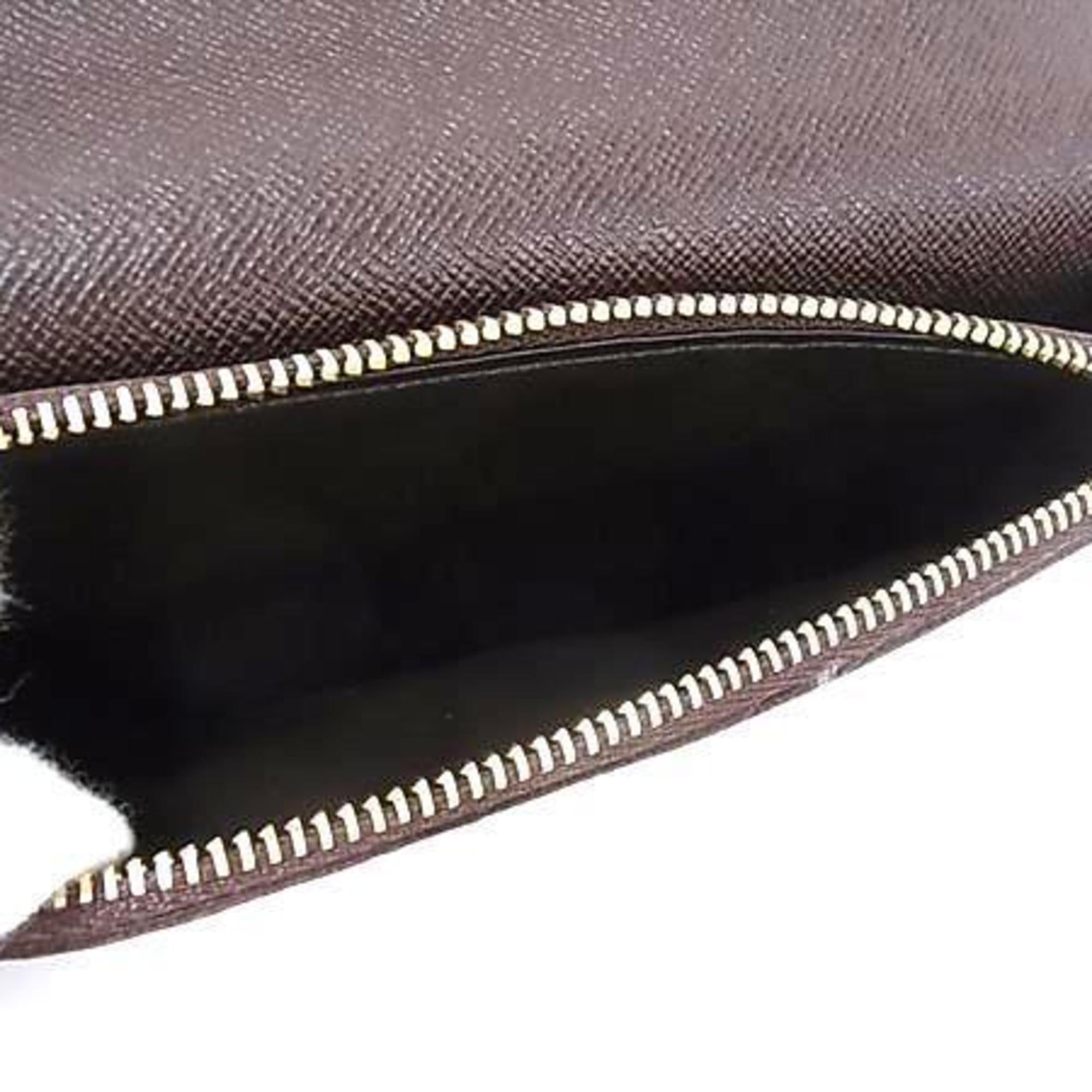 Louis Vuitton Damier Brown Damier Canvas Ebene Long Wallet (Bi-Fold) (Pre-Owned)
