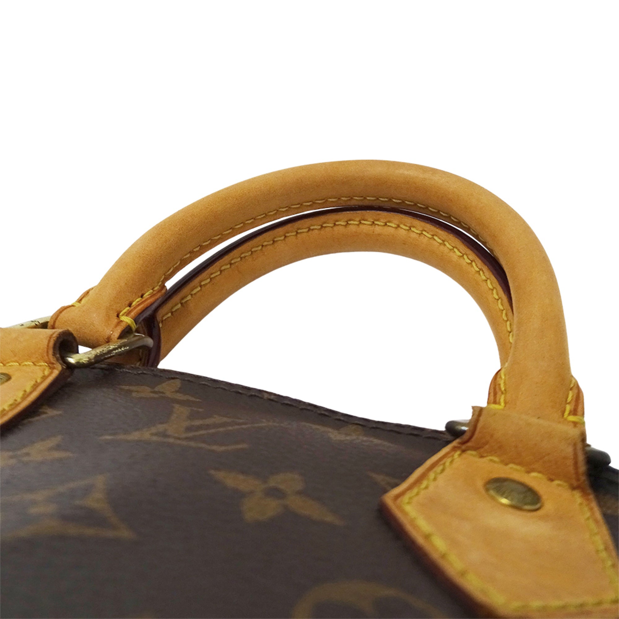 Louis Vuitton Brown Monogram Canvas Handbag Shoulder Bag (Pre-Owned)