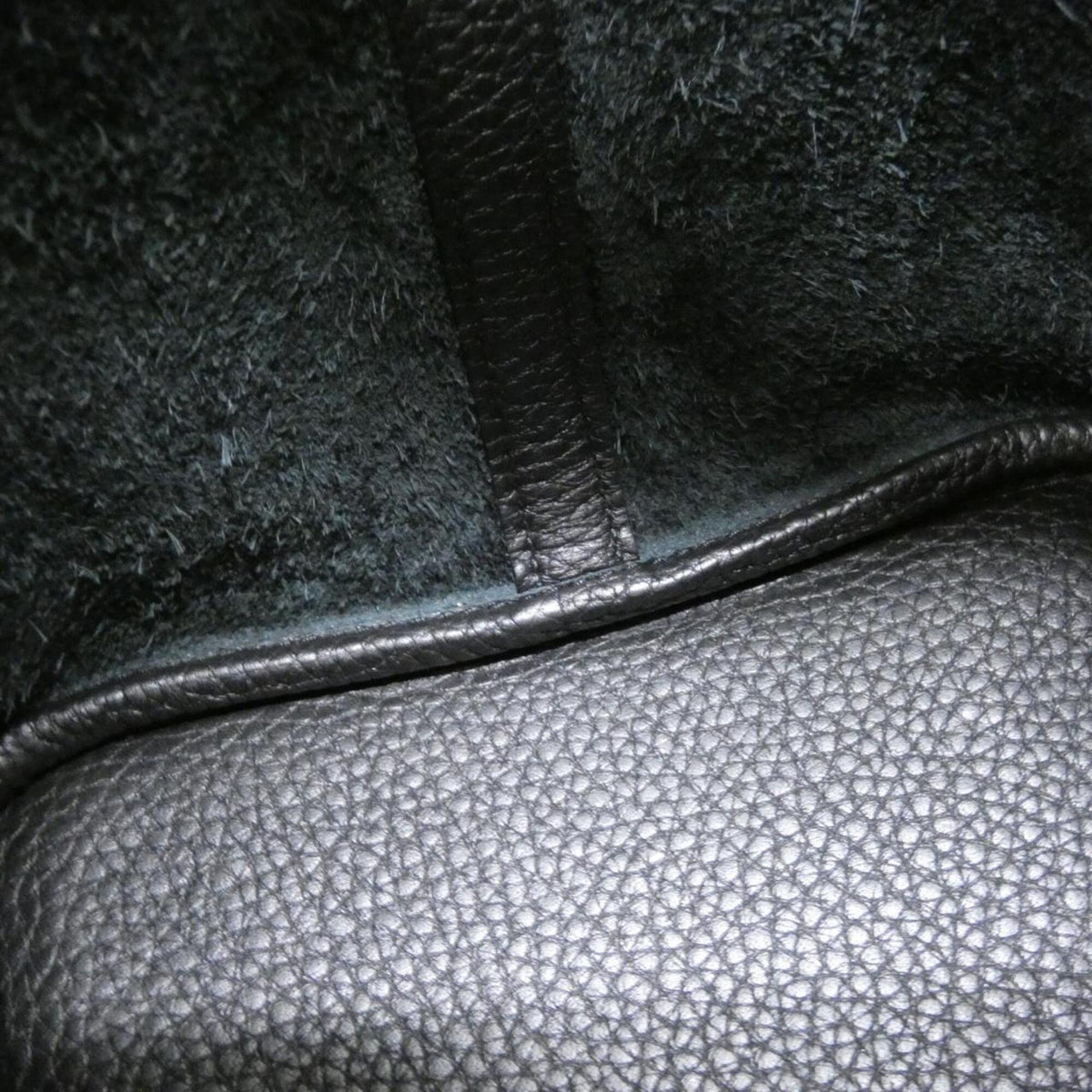 Hermes Picotin Black Taurillon Clemence Leather Handbag (Pre-Owned)