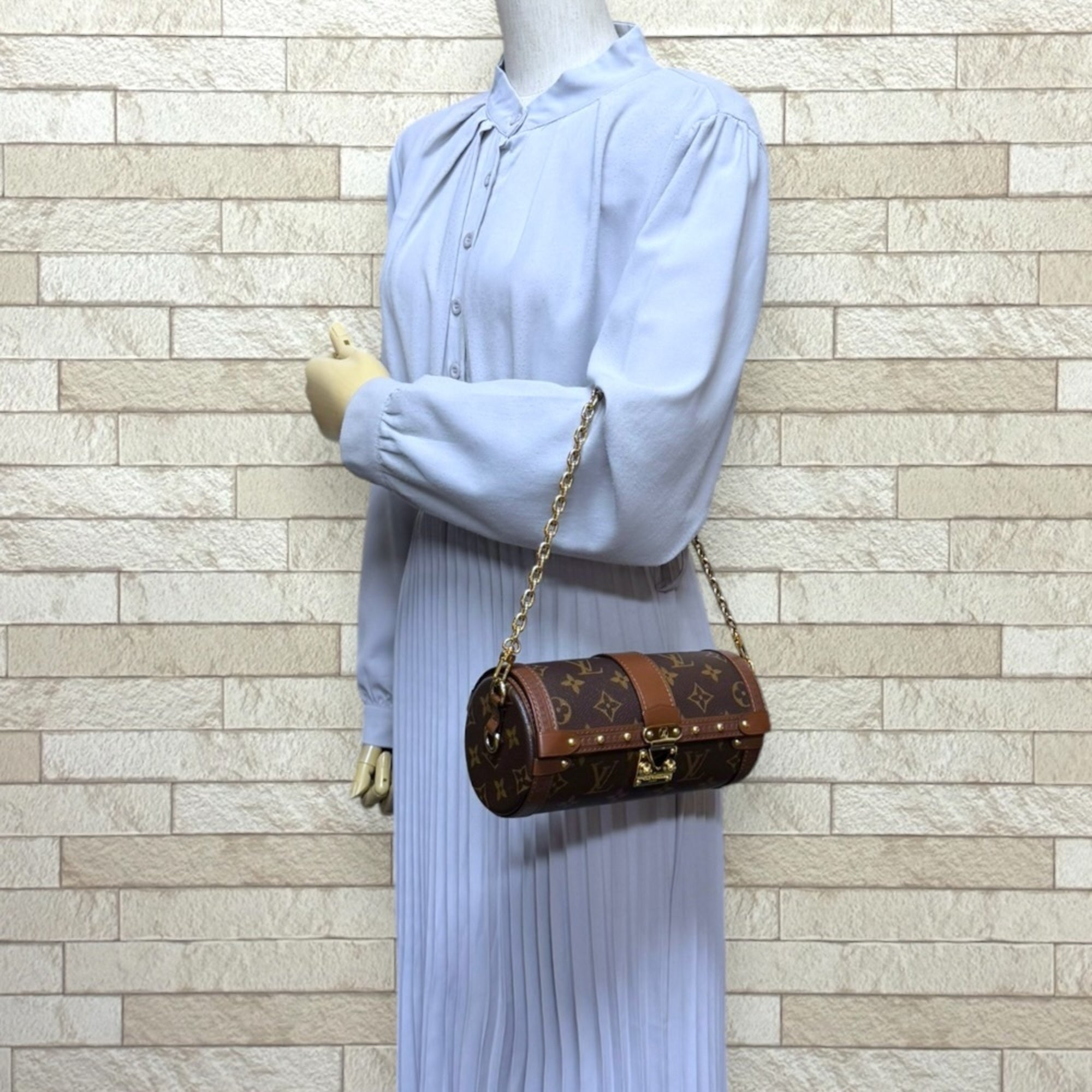 Louis Vuitton Brown Galle Monogram Or Monogram Shoulder Bag (Pre-Owned)