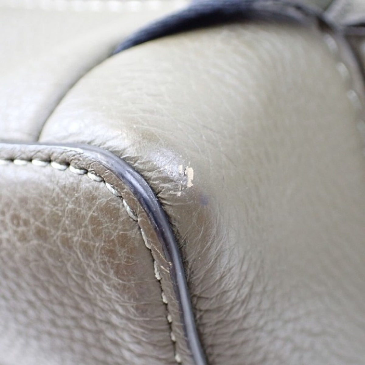 Coach Khaki Canvas Leather Backpack (Pre-Owned)