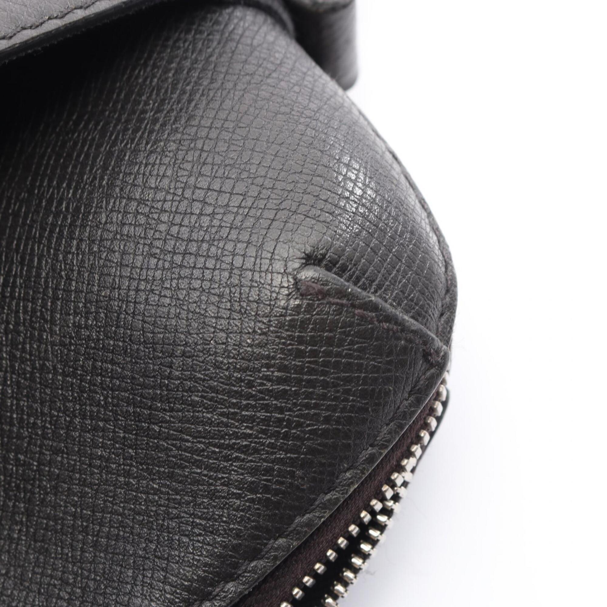 Louis Vuitton Ardoise Black Taiga Leather Shoulder Bag (Pre-Owned)