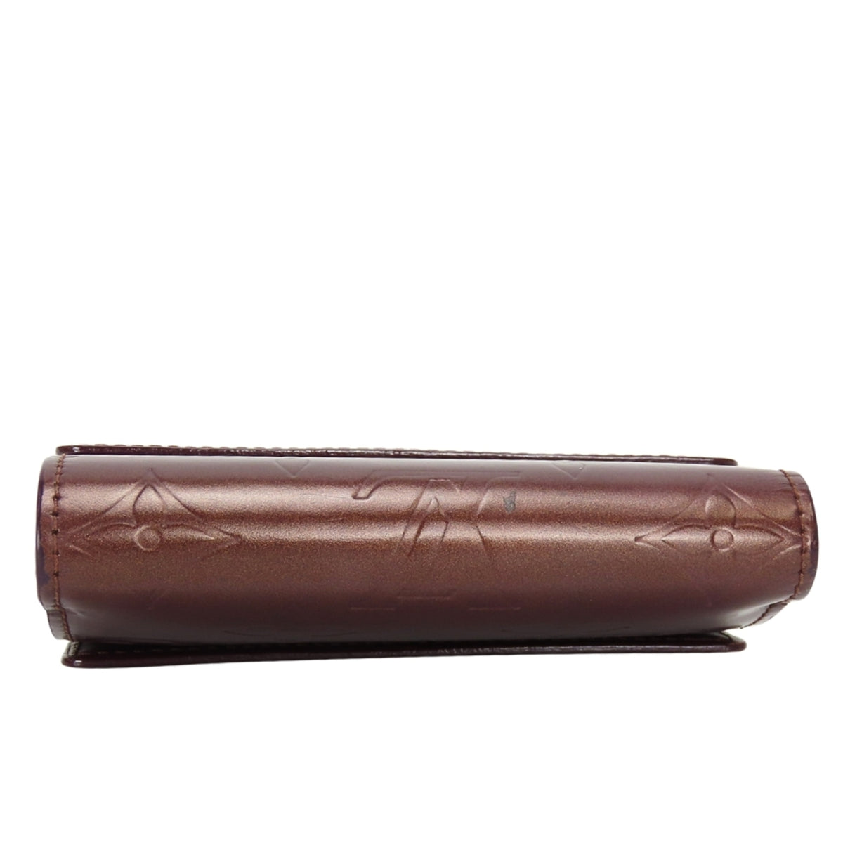 Louis Vuitton Bordeaux Violet Monogram Mat Wallet (Tri-Fold) (Pre-Owned)