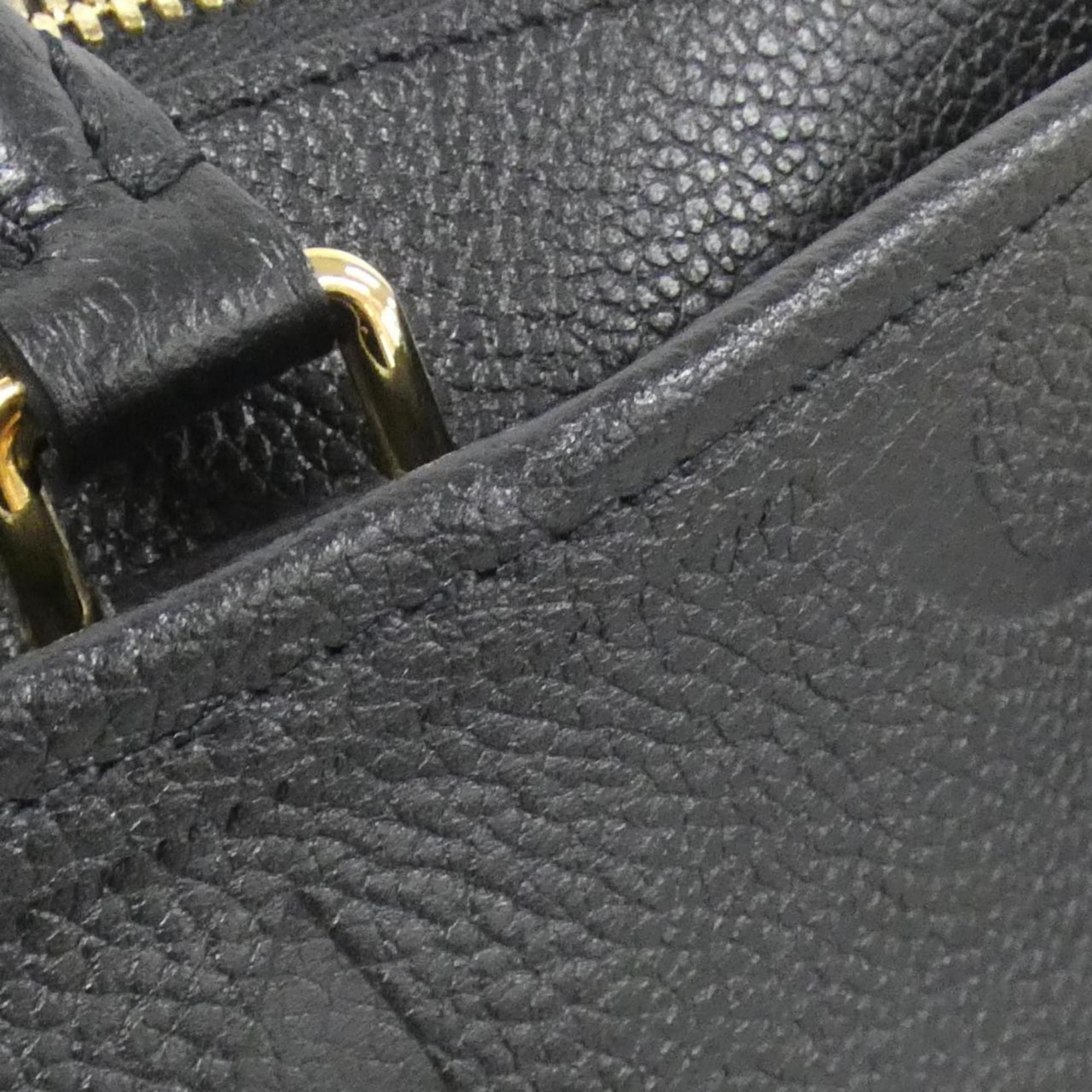 Louis Vuitton Monogram Empreinte Black Leather Handbag (Pre-Owned)