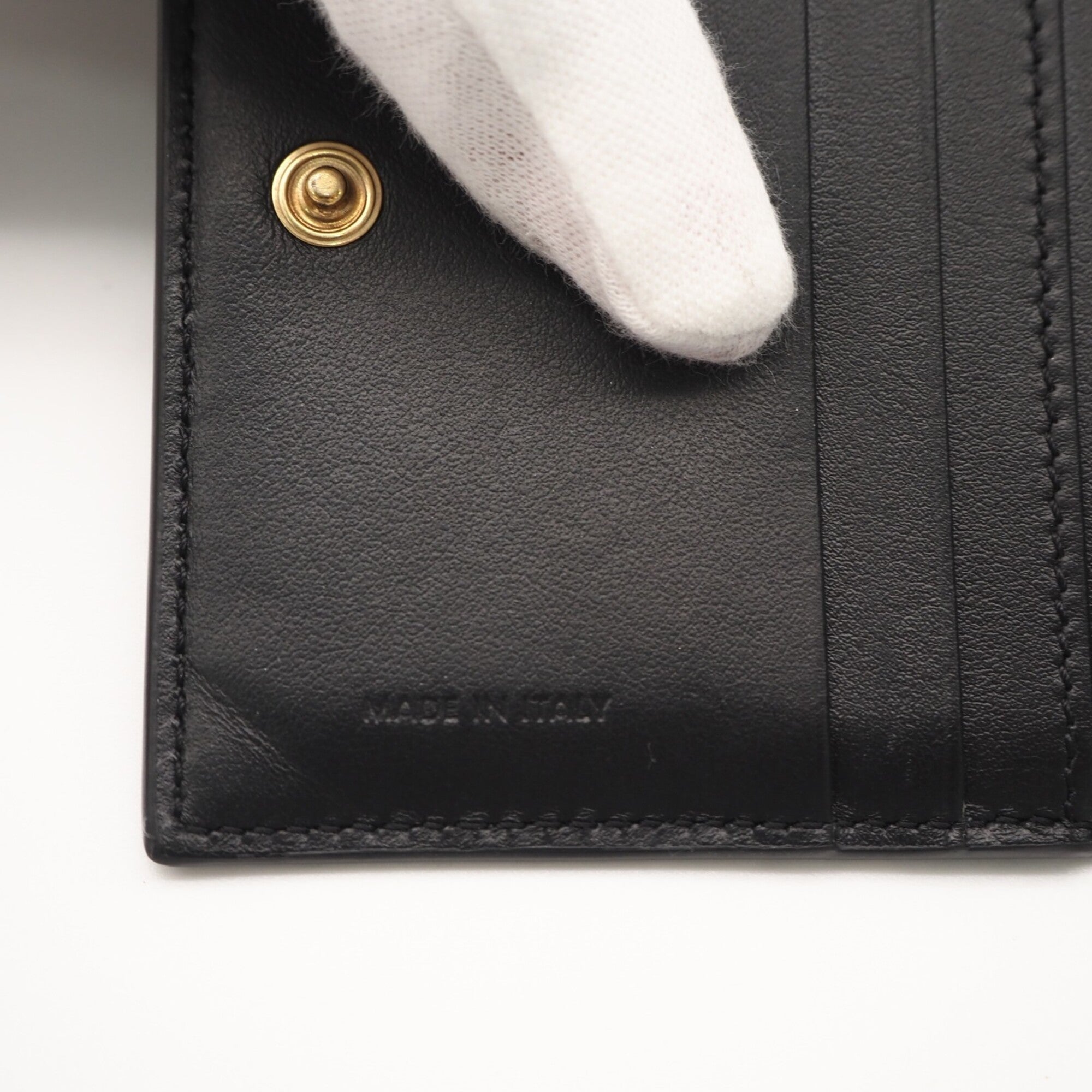Celine Black Leather Wallet (Bi-Fold) (Pre-Owned)