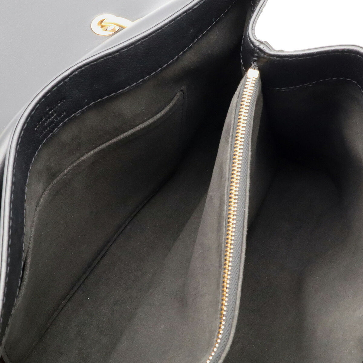 Louis Vuitton Black Noir Monogram Shadow Handbag Shoulder Bag (Pre-Owned)