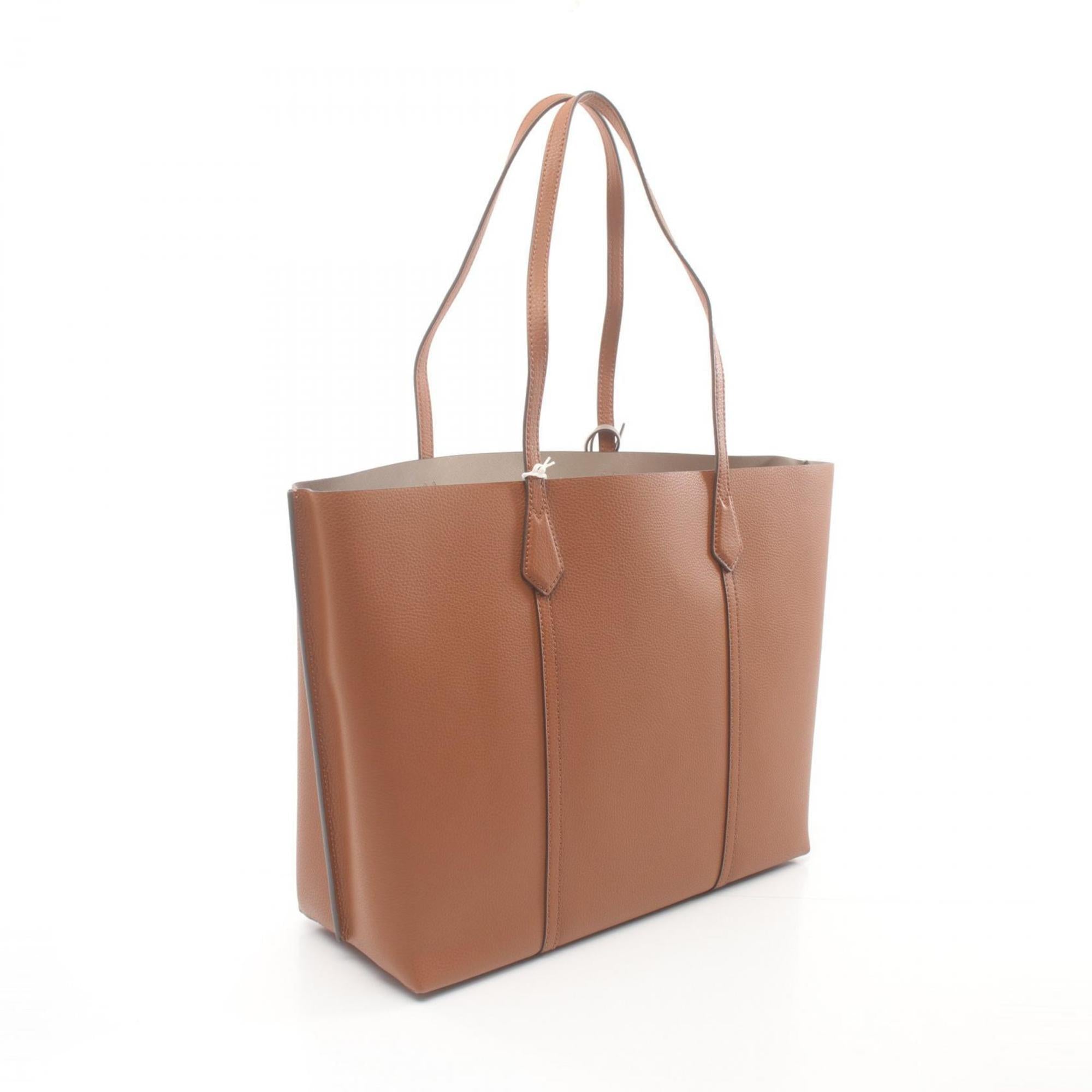Tory Burch Brown Leather Tote Bag