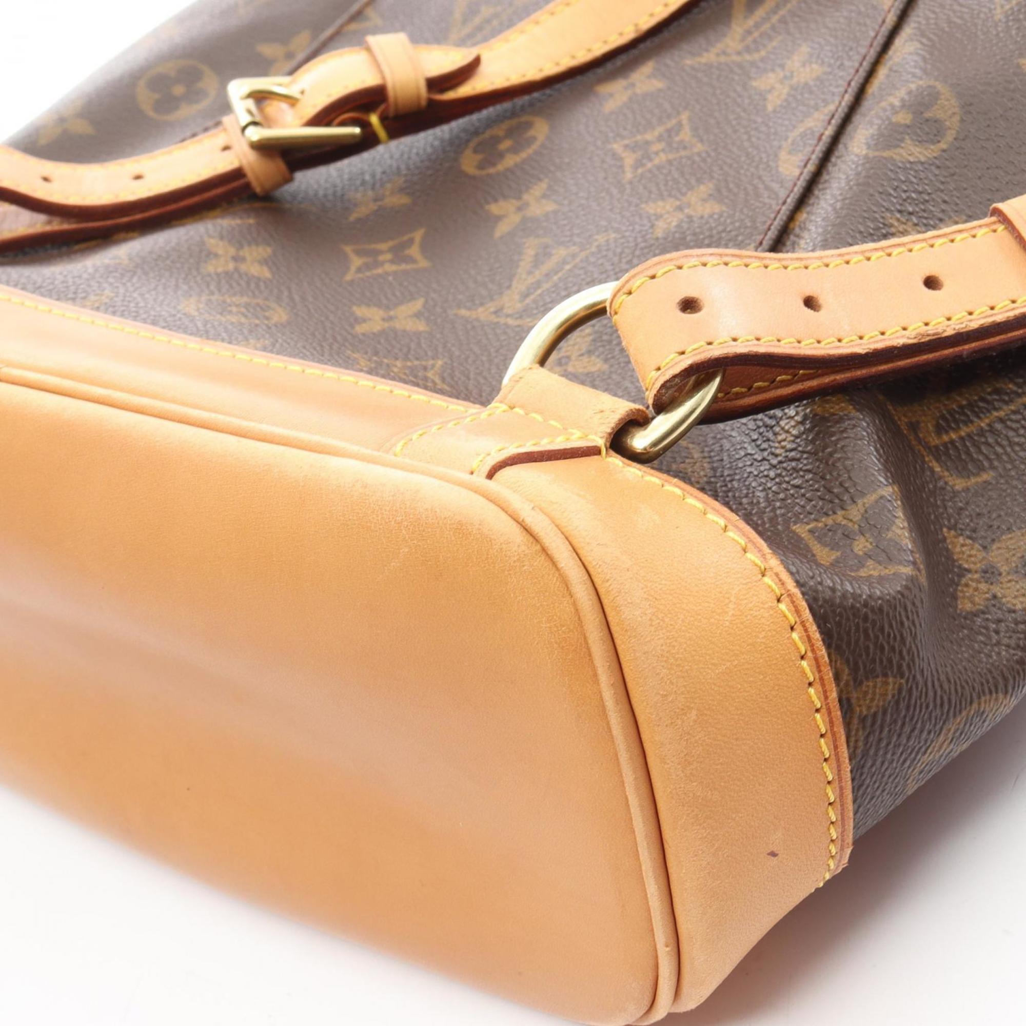 Louis Vuitton Brown Monogram Monogram Leather Backpack (Pre-Owned)