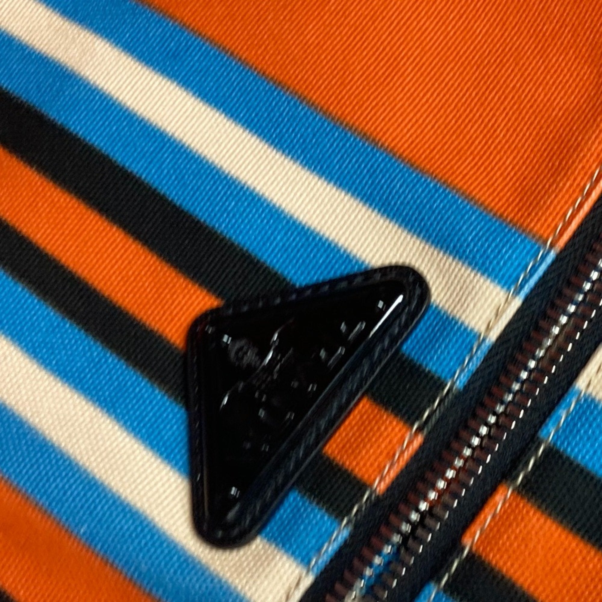 Prada Orange Cloth Shoulder Bag (Pre-Owned)
