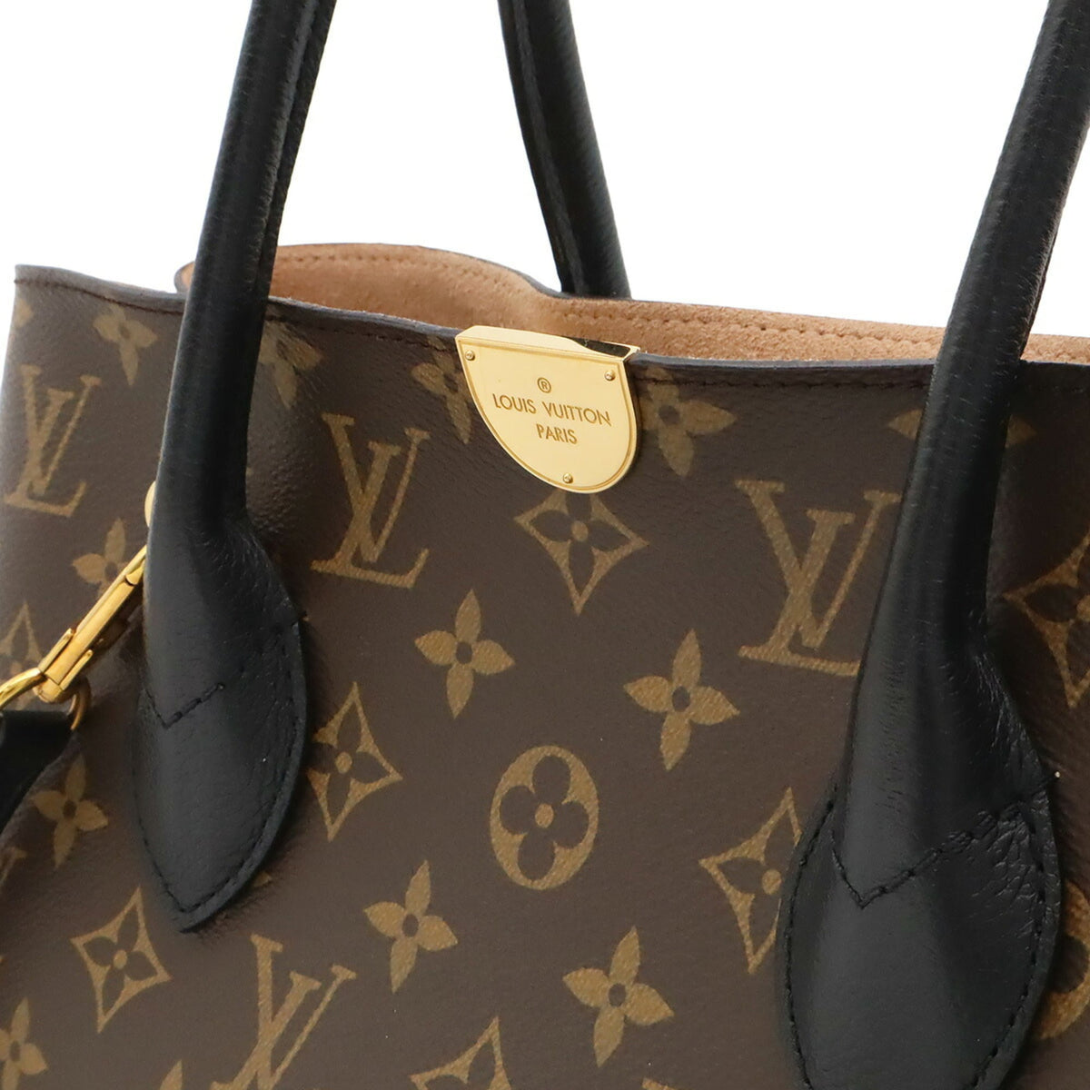 Louis Vuitton Brown Monogram Canvas Handbag Shoulder Bag (Pre-Owned)