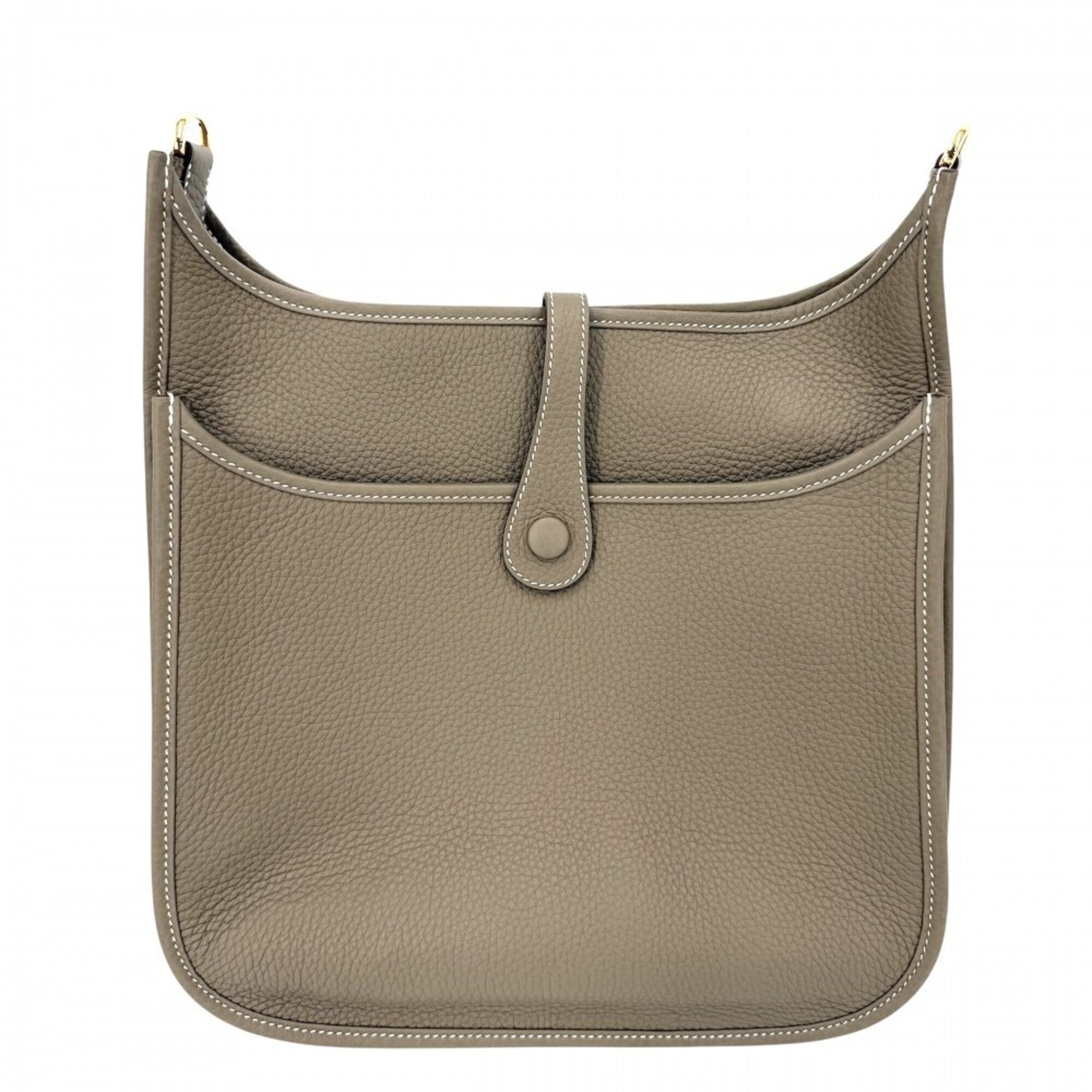 Hermes Brown Leather Shoulder Bag (Pre-Owned)