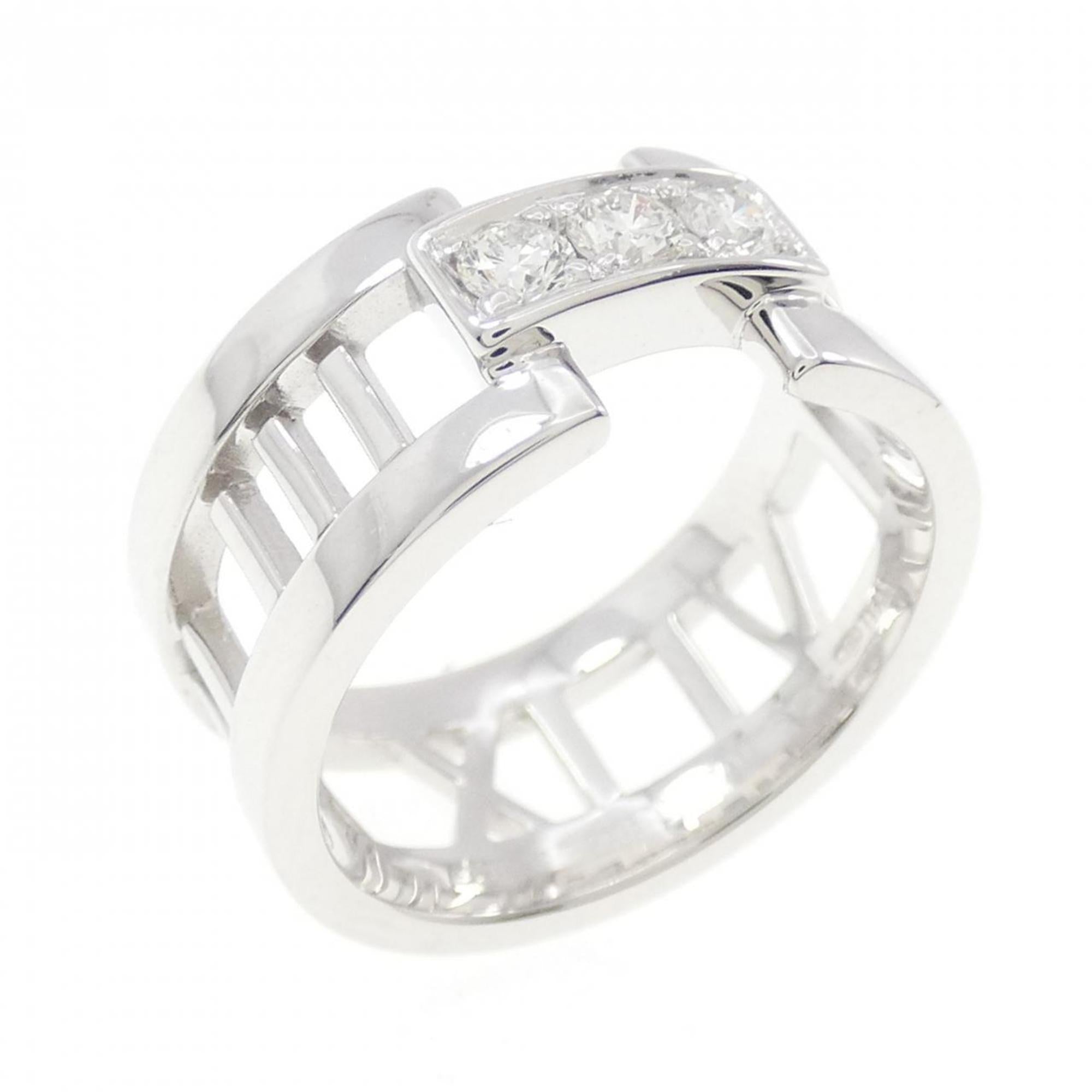Tiffany White Gold (18K) Band Ring (Pre-Owned)