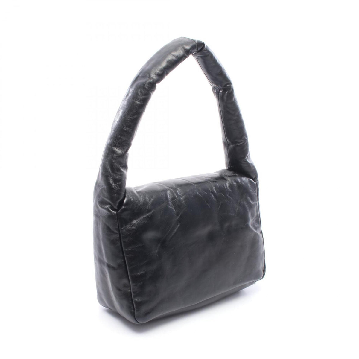 Balenciaga Black Leather Handbag Shoulder Bag (Pre-Owned)