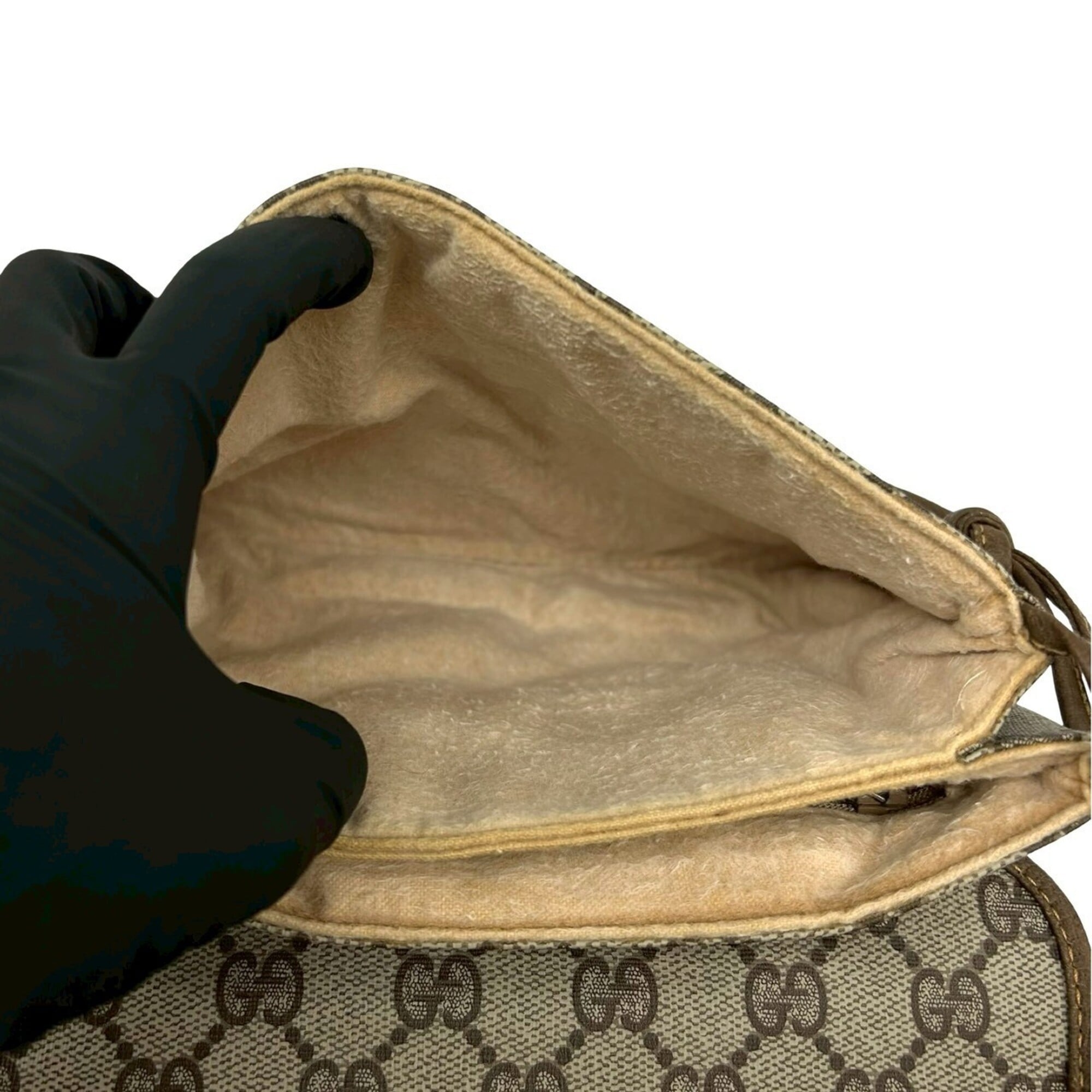 Gucci Brown Pvc Leather Shoulder Bag (Pre-Owned)