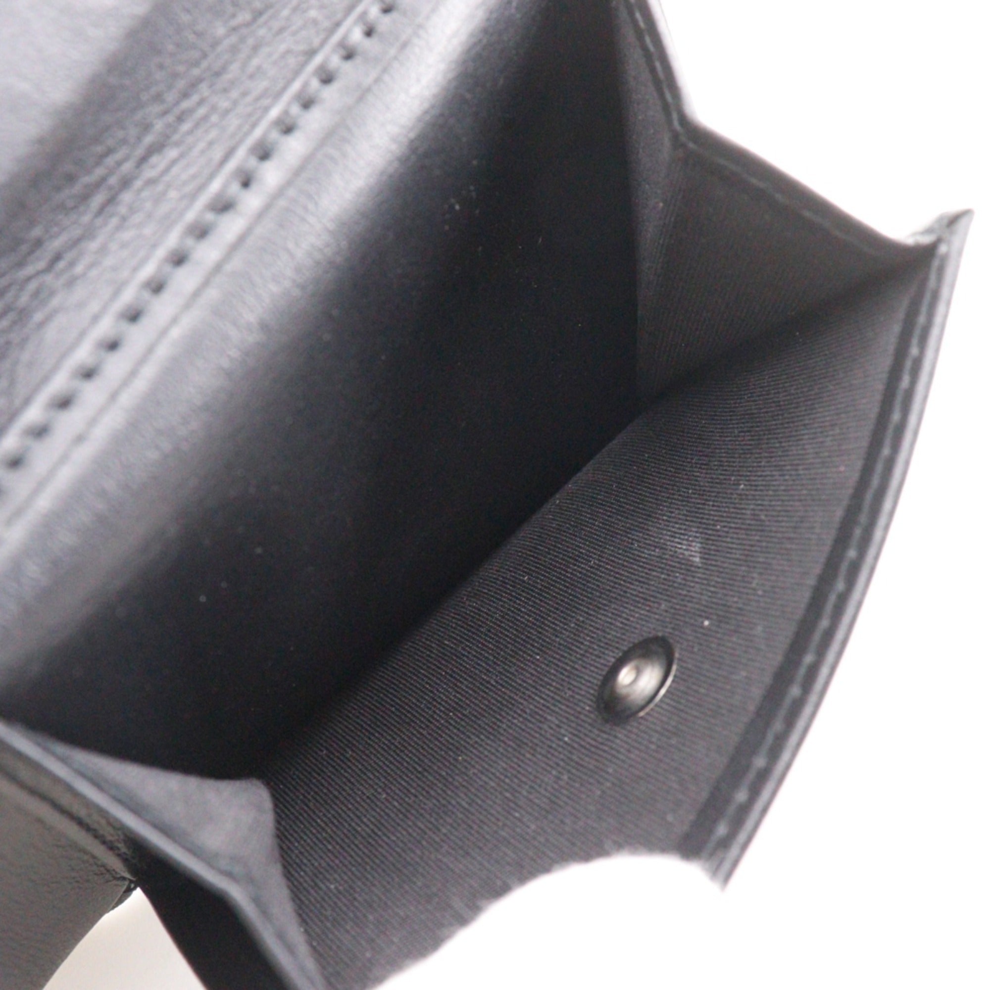 Jimmy Choo Black Leather Wallet (Bi-Fold) (Pre-Owned)