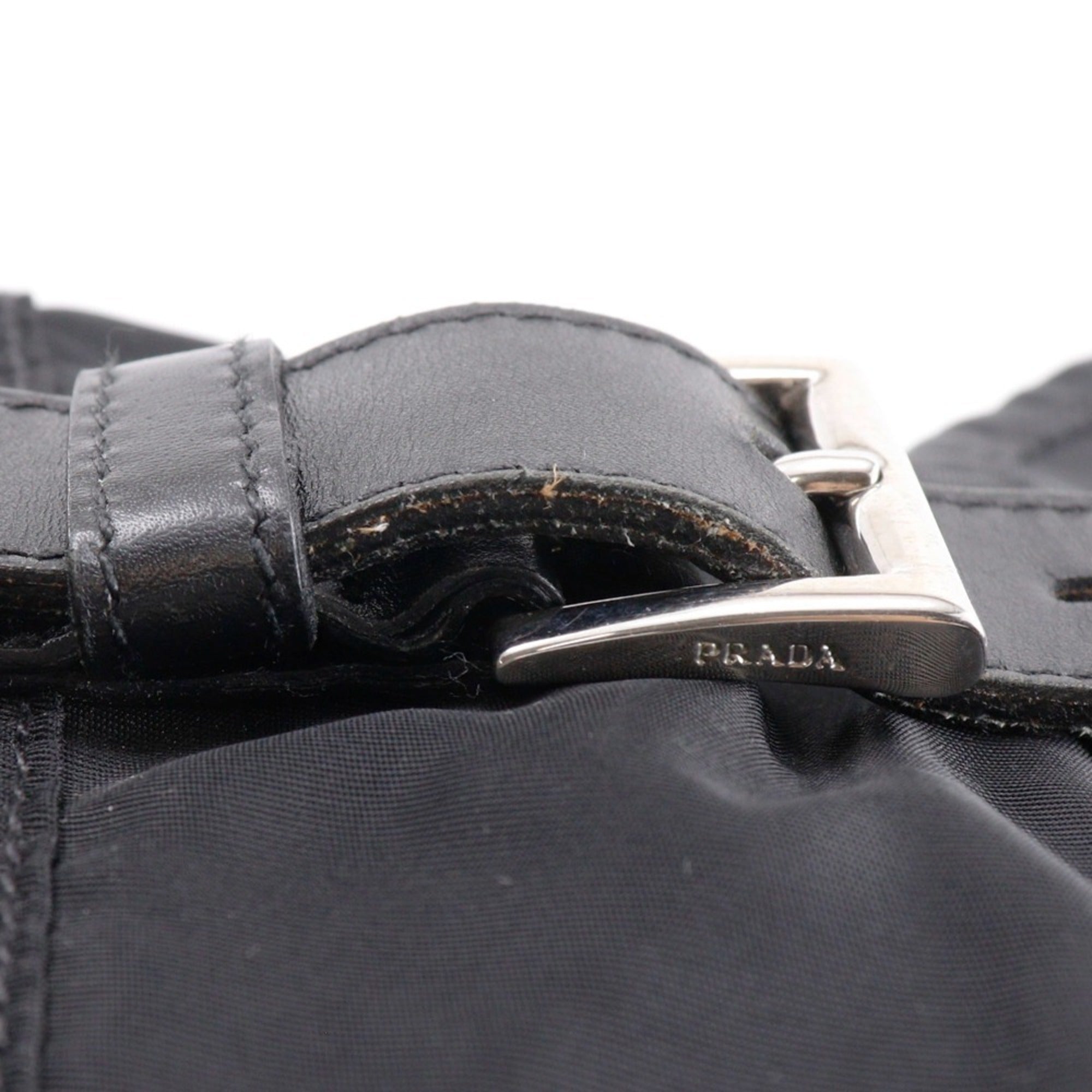 Prada Black Nero Nylon Shoulder Bag (Pre-Owned)