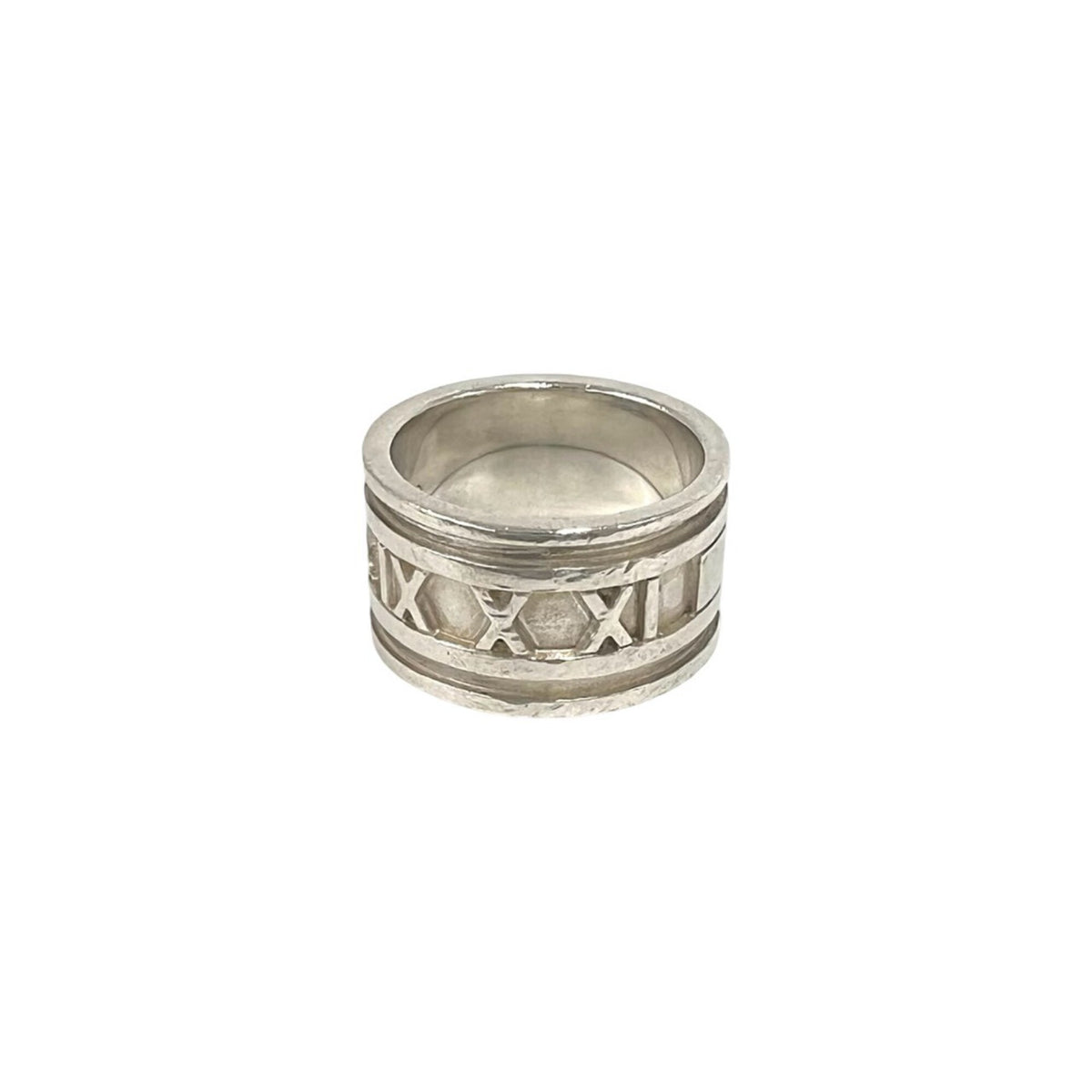 Tiffany Silver Silver 925 Band Ring (Pre-Owned)