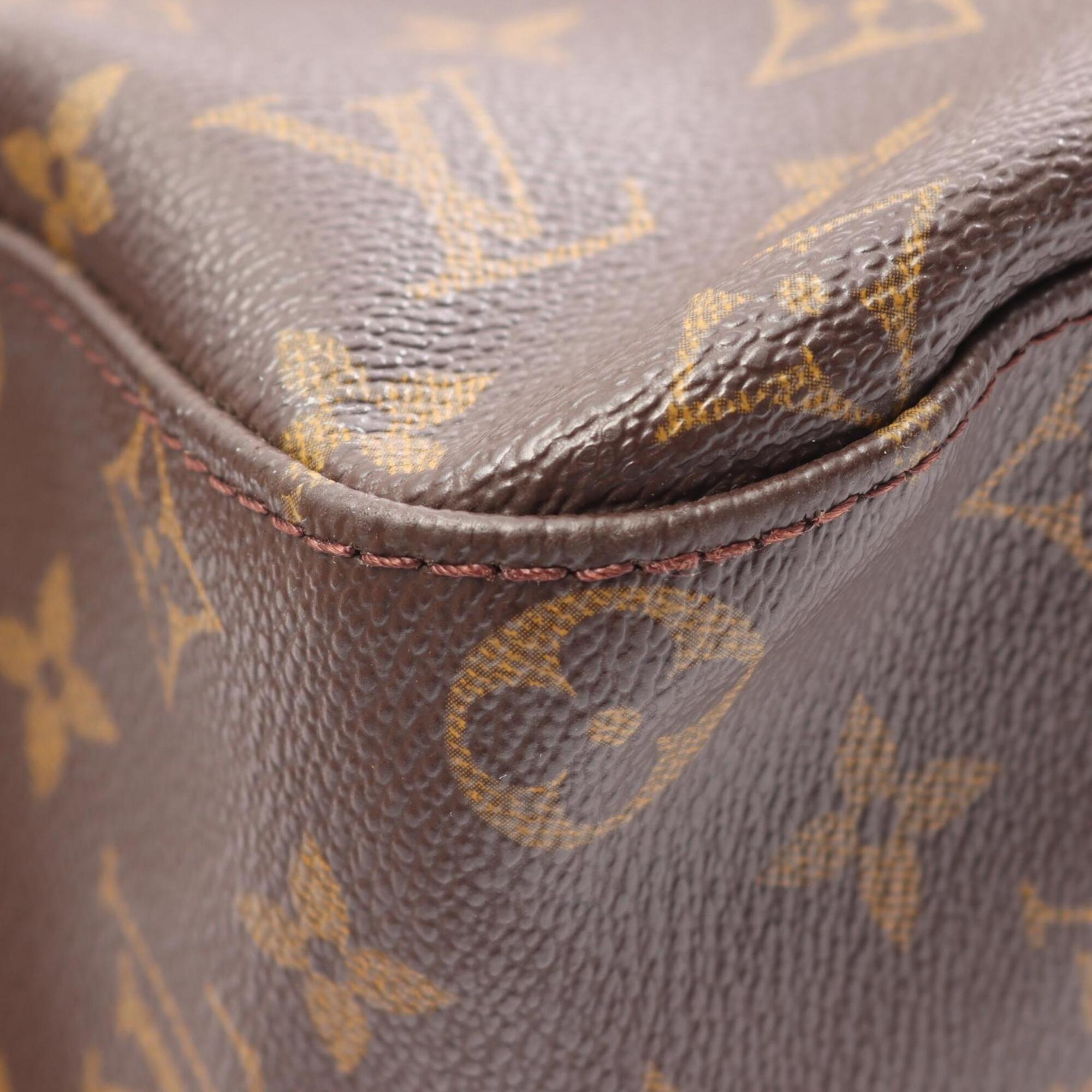 Louis Vuitton Brown Pvc Leather Handbag Shoulder Bag (Pre-Owned)