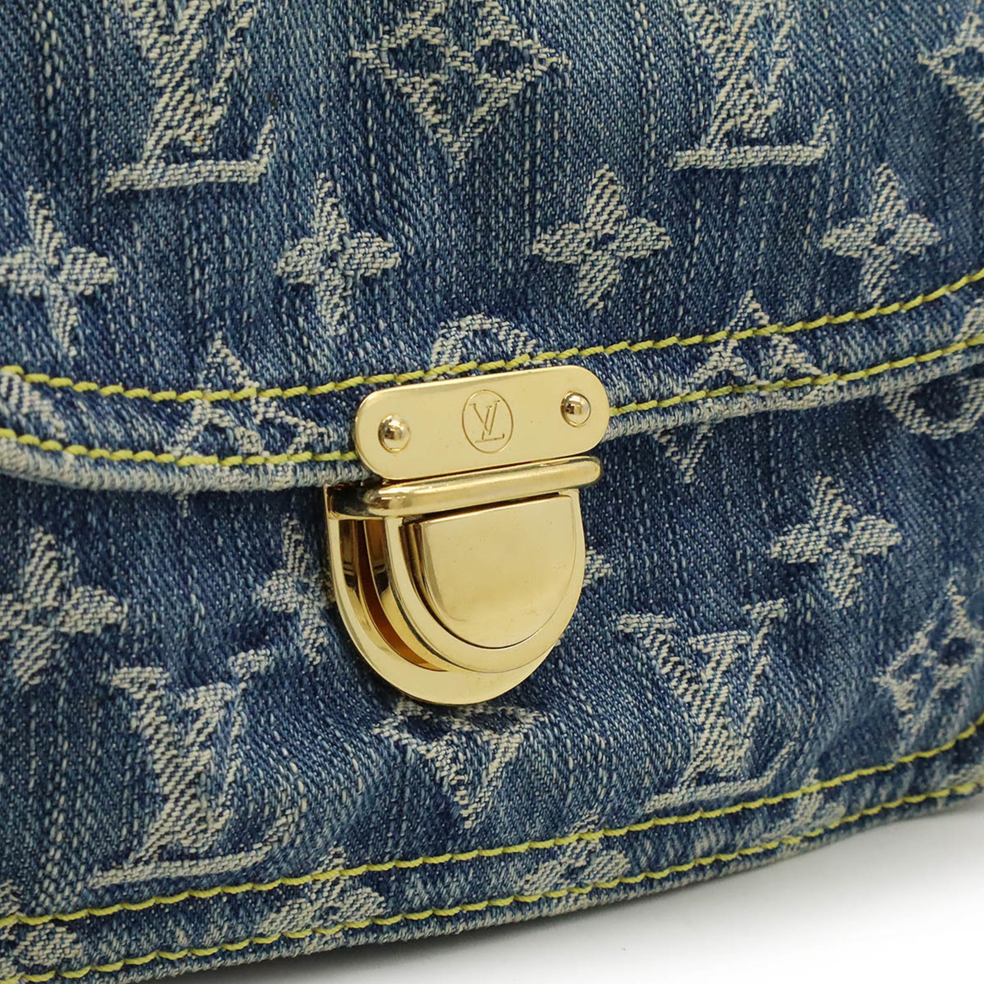 Louis Vuitton Blue Monogram Denim Fanny Pack Sling Bag (Pre-Owned)