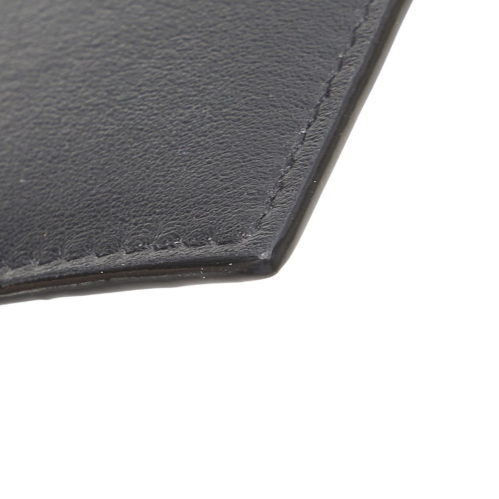Jimmy Choo Black Leather Coin Purse/Coin Case (Pre-Owned)