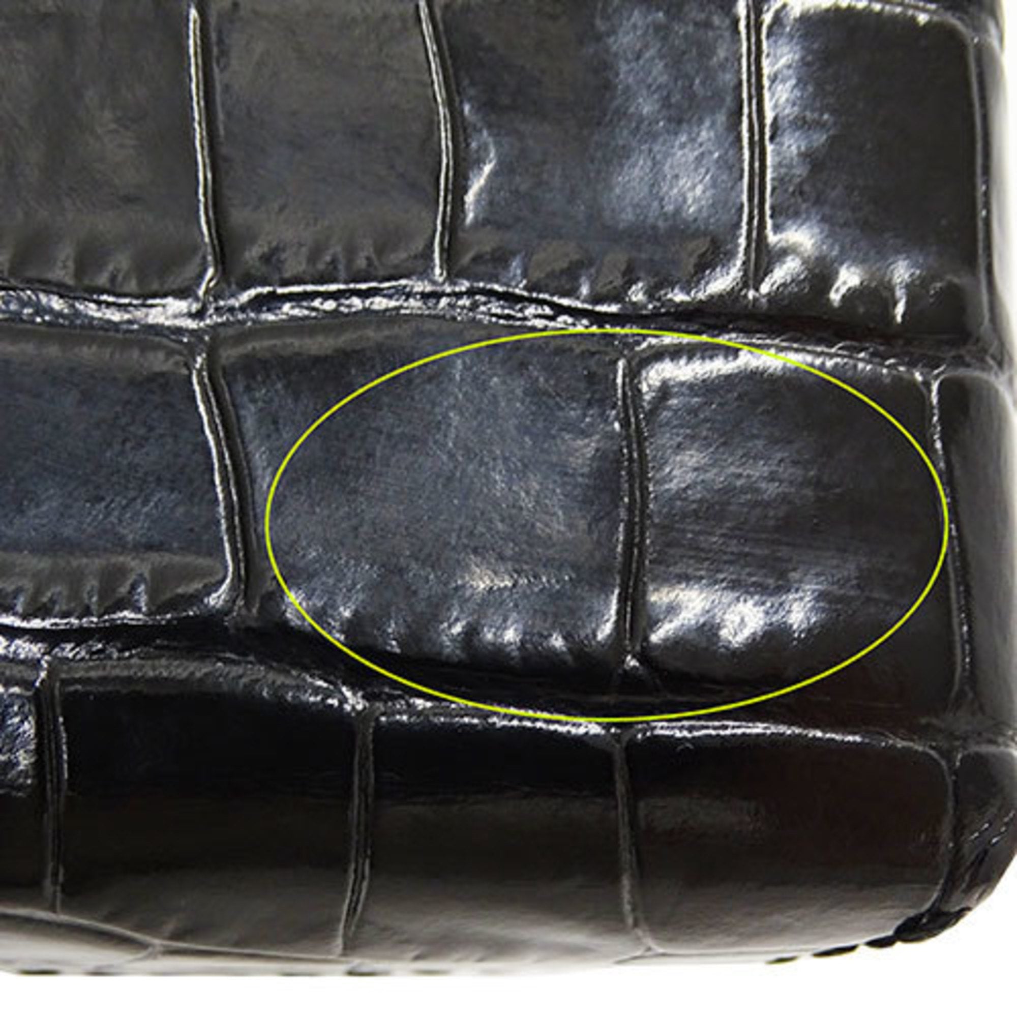 Balenciaga Black Leather Pochette Shoulder Bag (Pre-Owned)