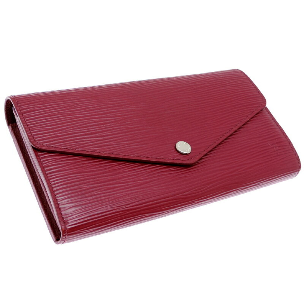 Louis Vuitton Fuchsia Pink Pink Epi Leather Long Wallet (Bi-Fold) (Pre-Owned)