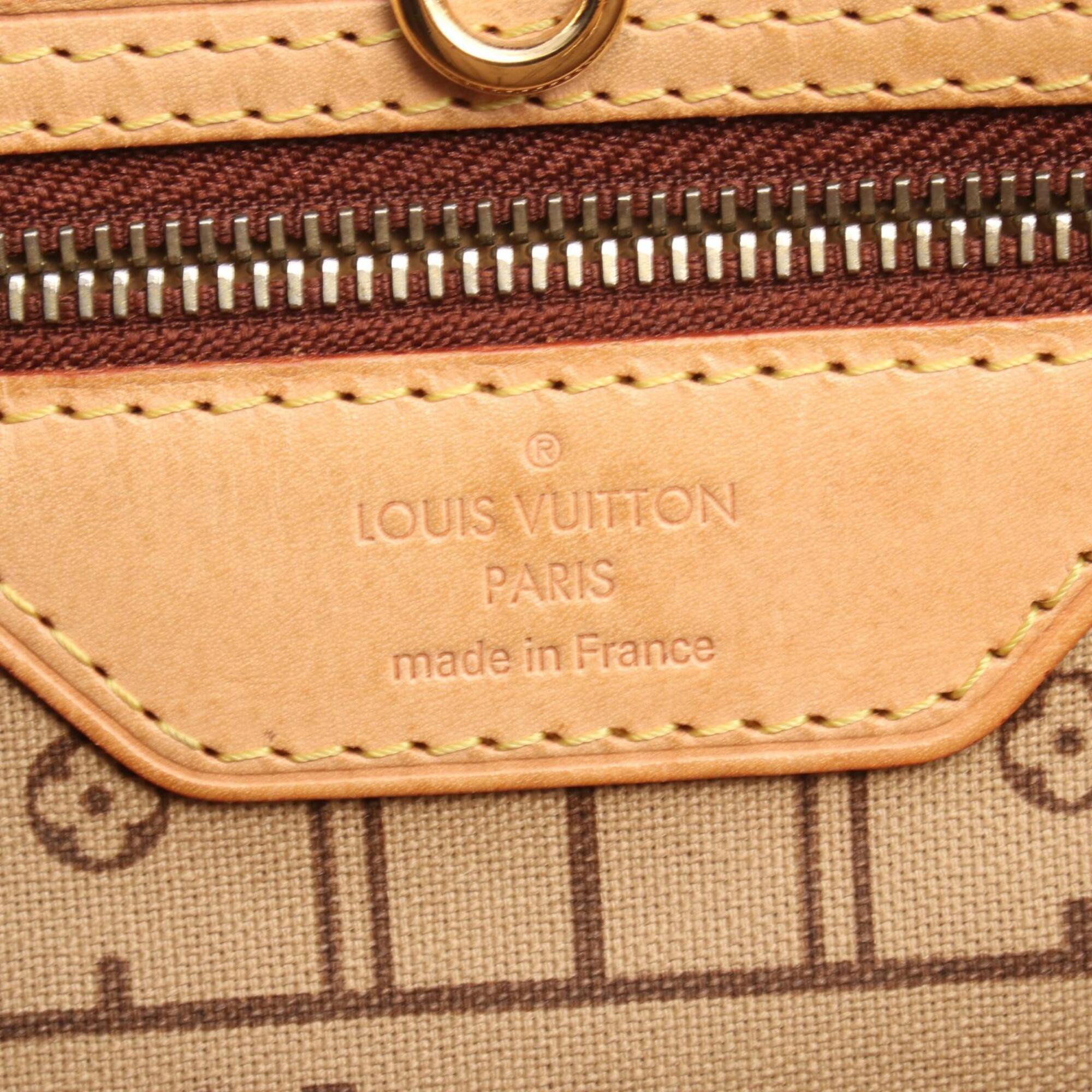 Louis Vuitton Monogram Brown Coated Canvas Tote Bag (Pre-Owned)