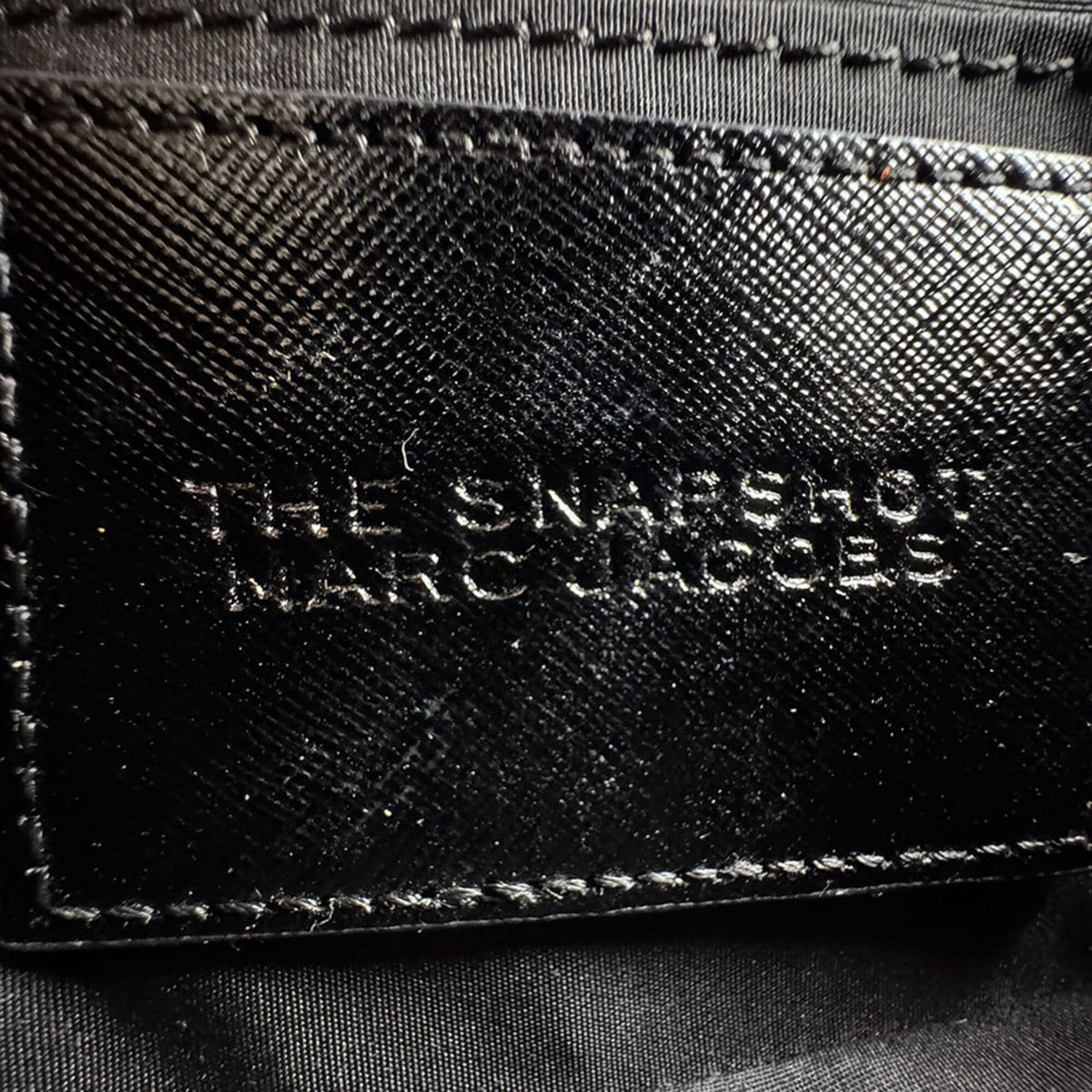 Marc Jacobs Black Gray Ivory Coated Canvas Shoulder Bag (Pre-Owned)