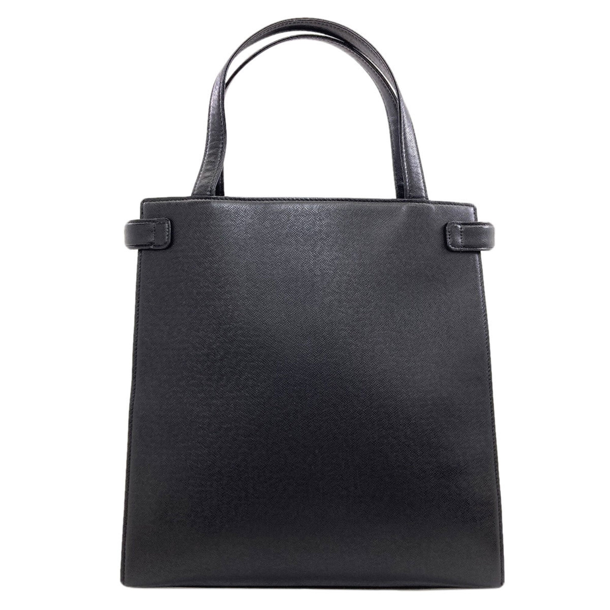 Burberry Black Pvc Leather Handbag (Pre-Owned)