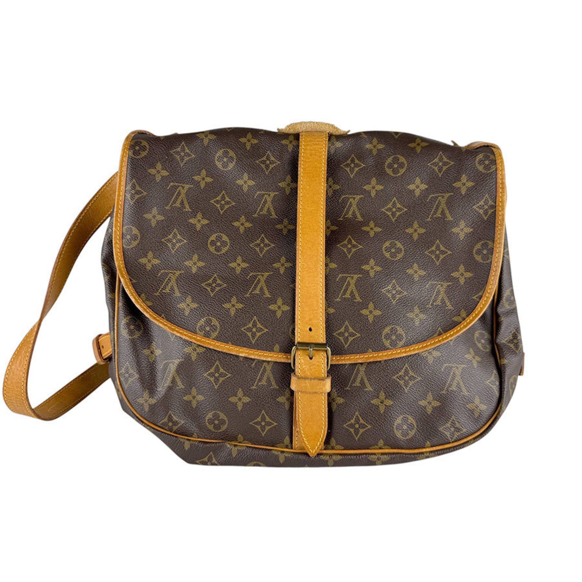Louis Vuitton Brown Monogram Monogram Shoulder Bag (Pre-Owned)