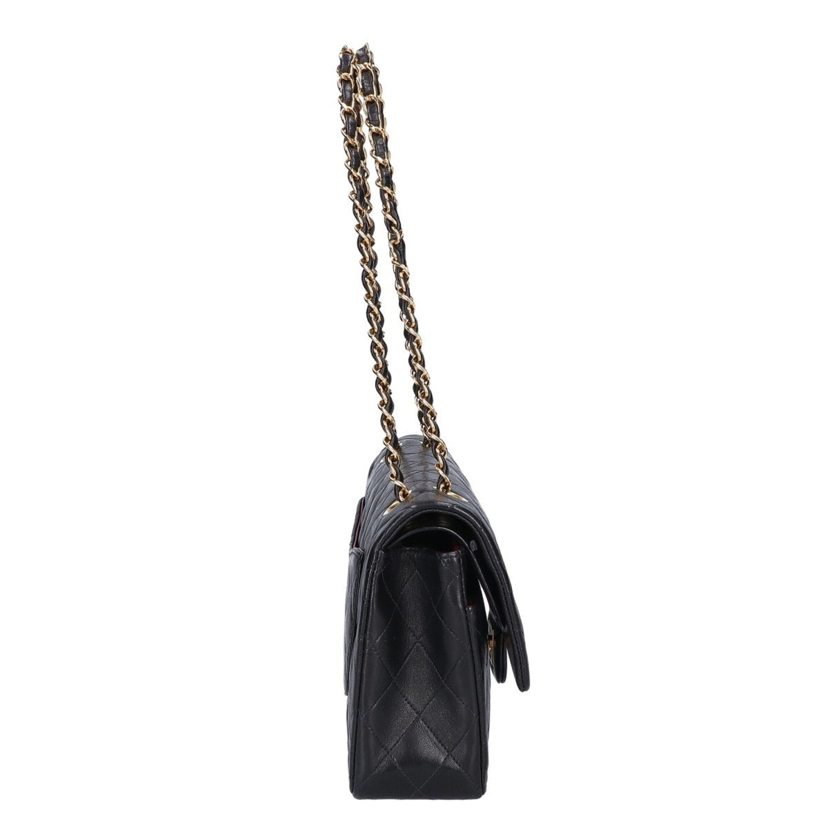 Chanel Black Leather Shoulder Bag (Pre-Owned)