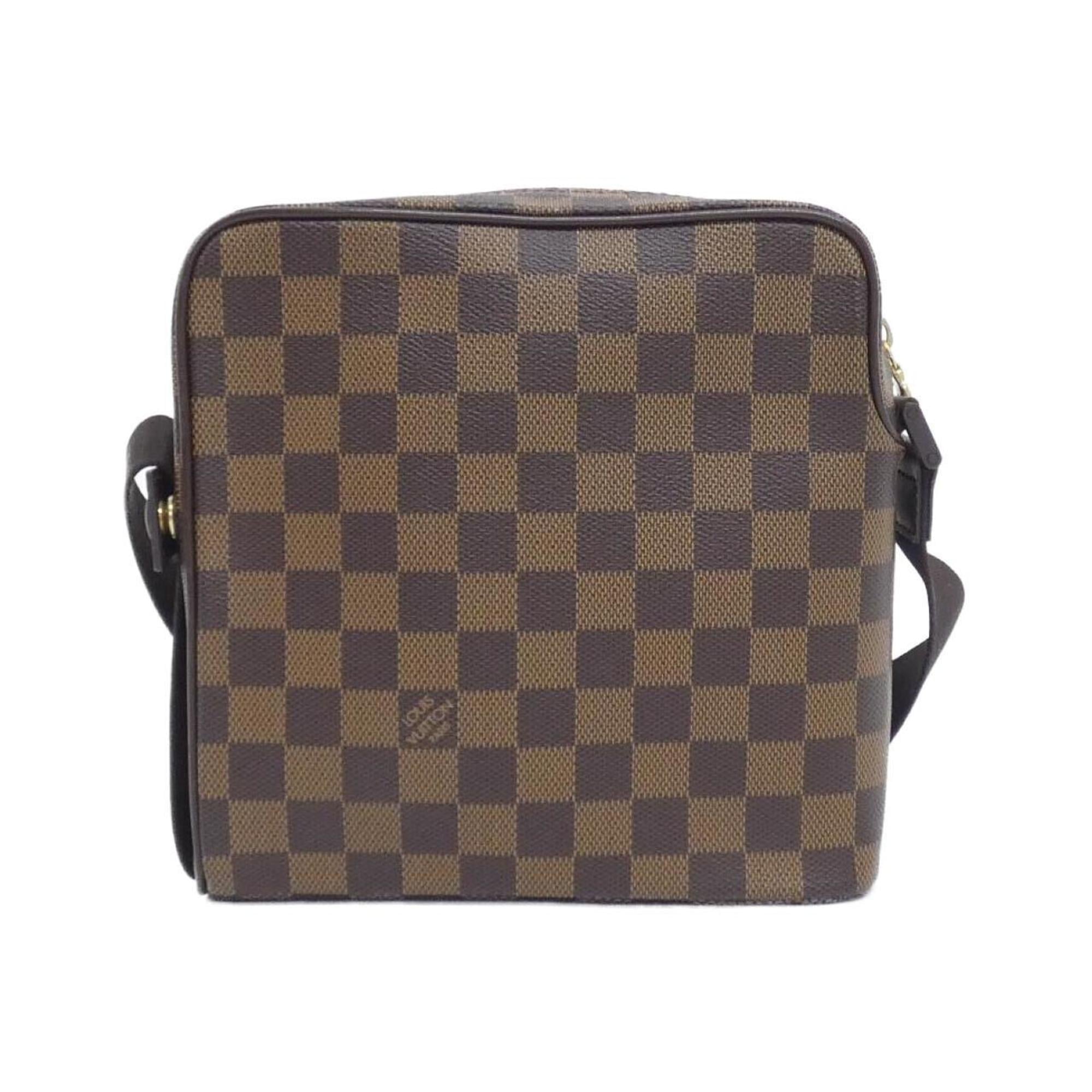 Louis Vuitton Ebene Coated Canvas Shoulder Bag (Pre-Owned)