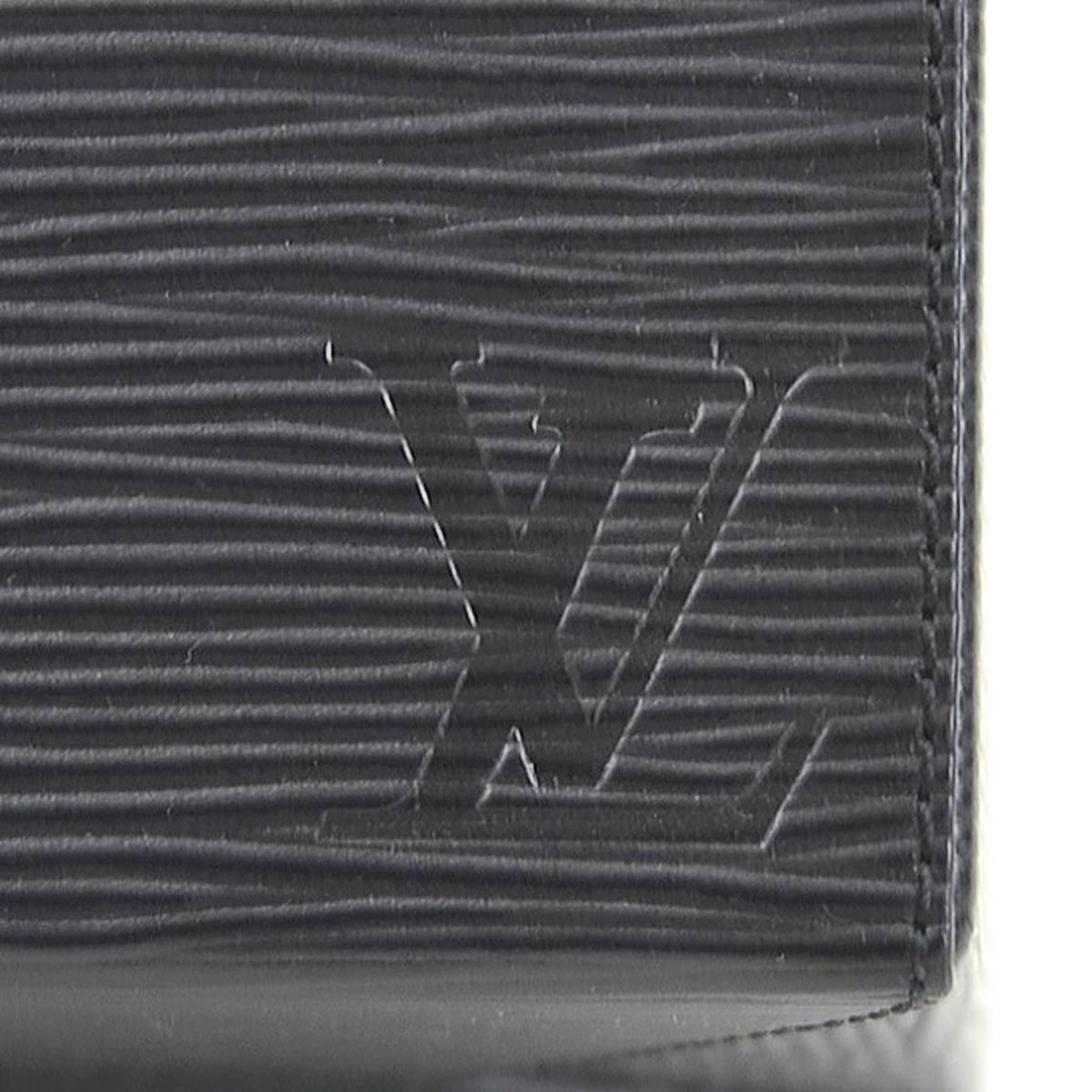 Louis Vuitton Noir Epi Leather Shoulder Bag Vanity Bag (Pre-Owned)
