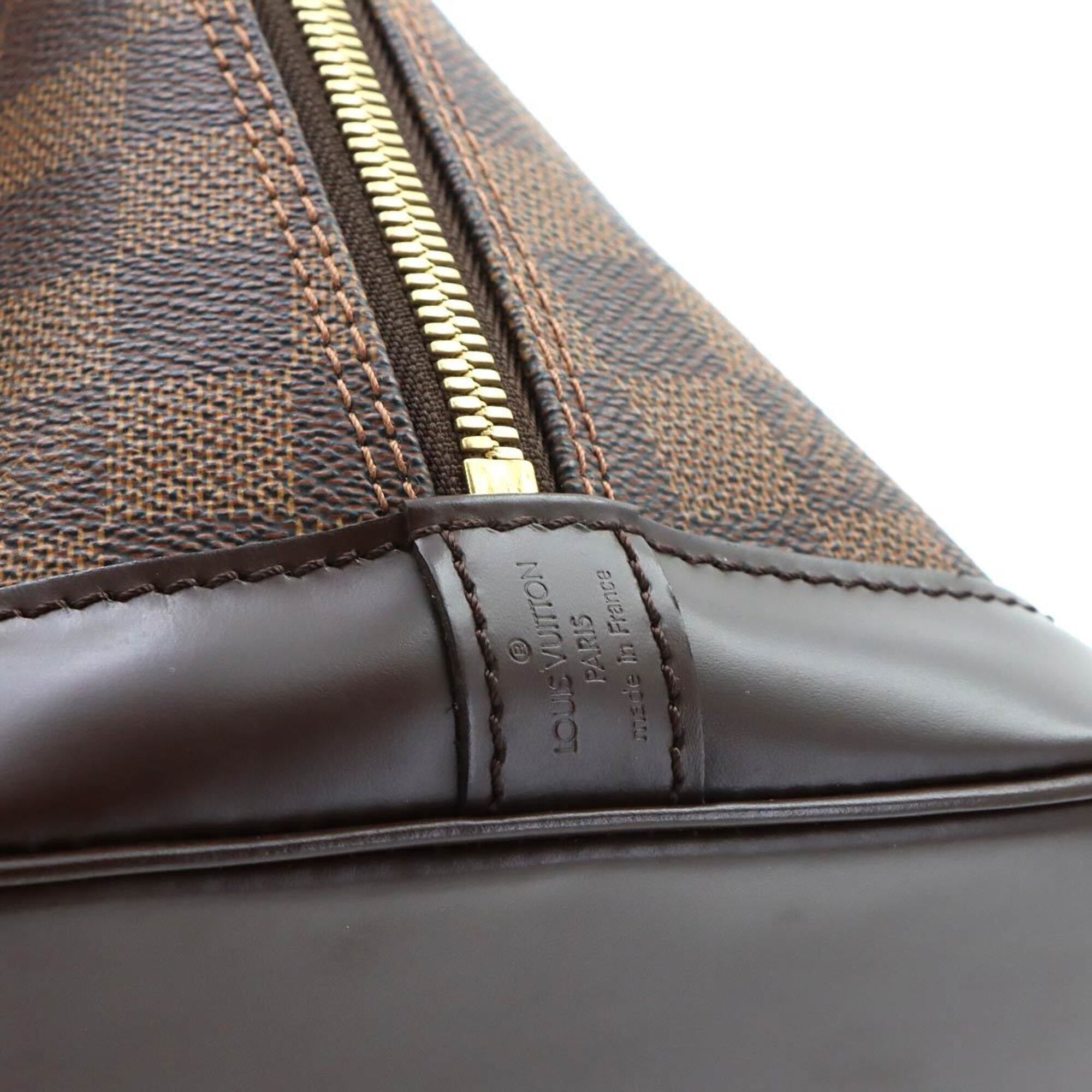 Louis Vuitton Ebene Damier Canvas Handbag (Pre-Owned)