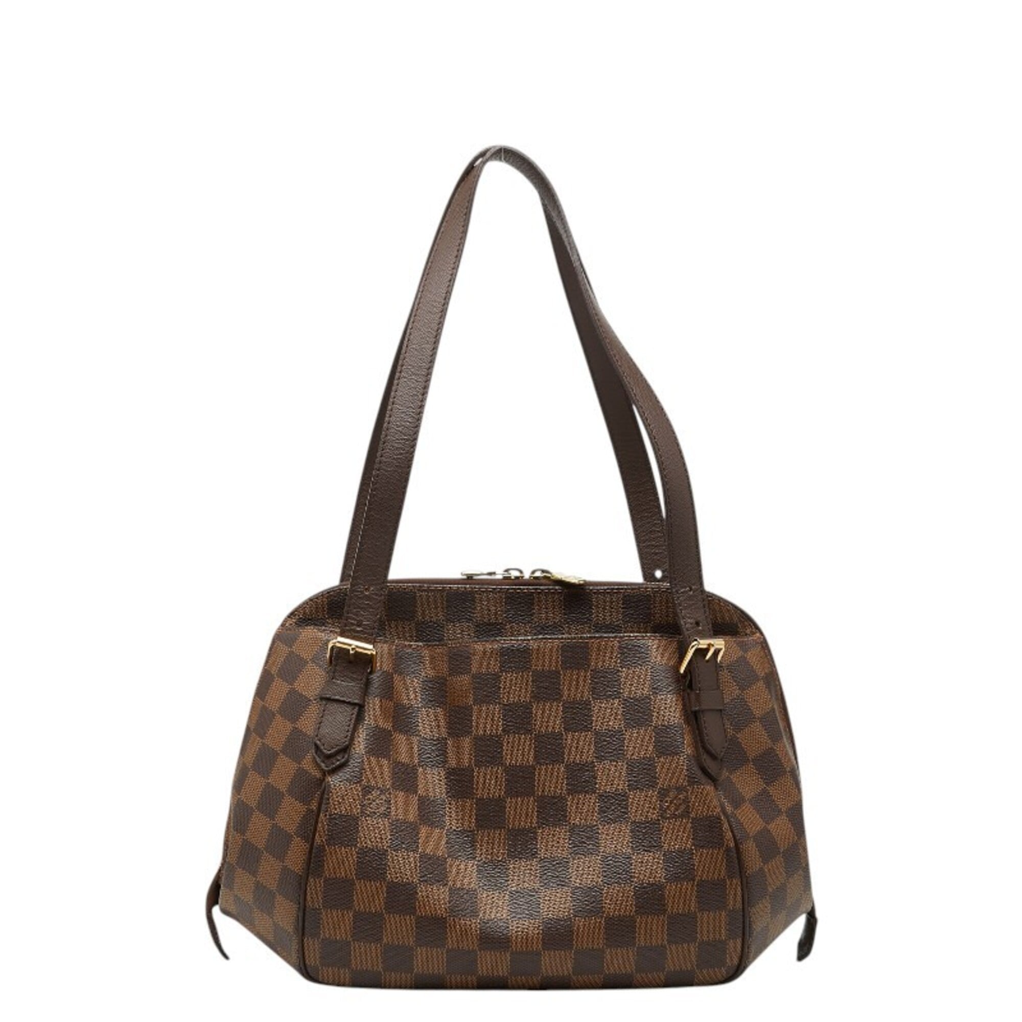 Louis Vuitton Damier Brown Ebene Pvc Leather Handbag Tote Bag (Pre-Owned)