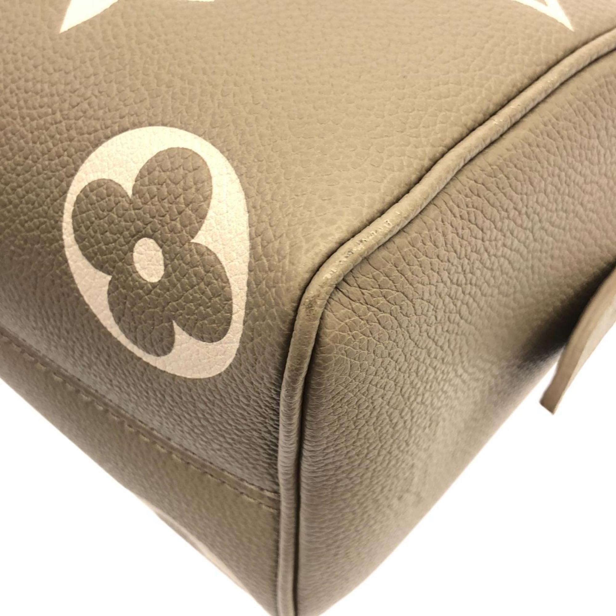 Louis Vuitton Cream Tourterelle Leather Boston Bag (Pre-Owned)