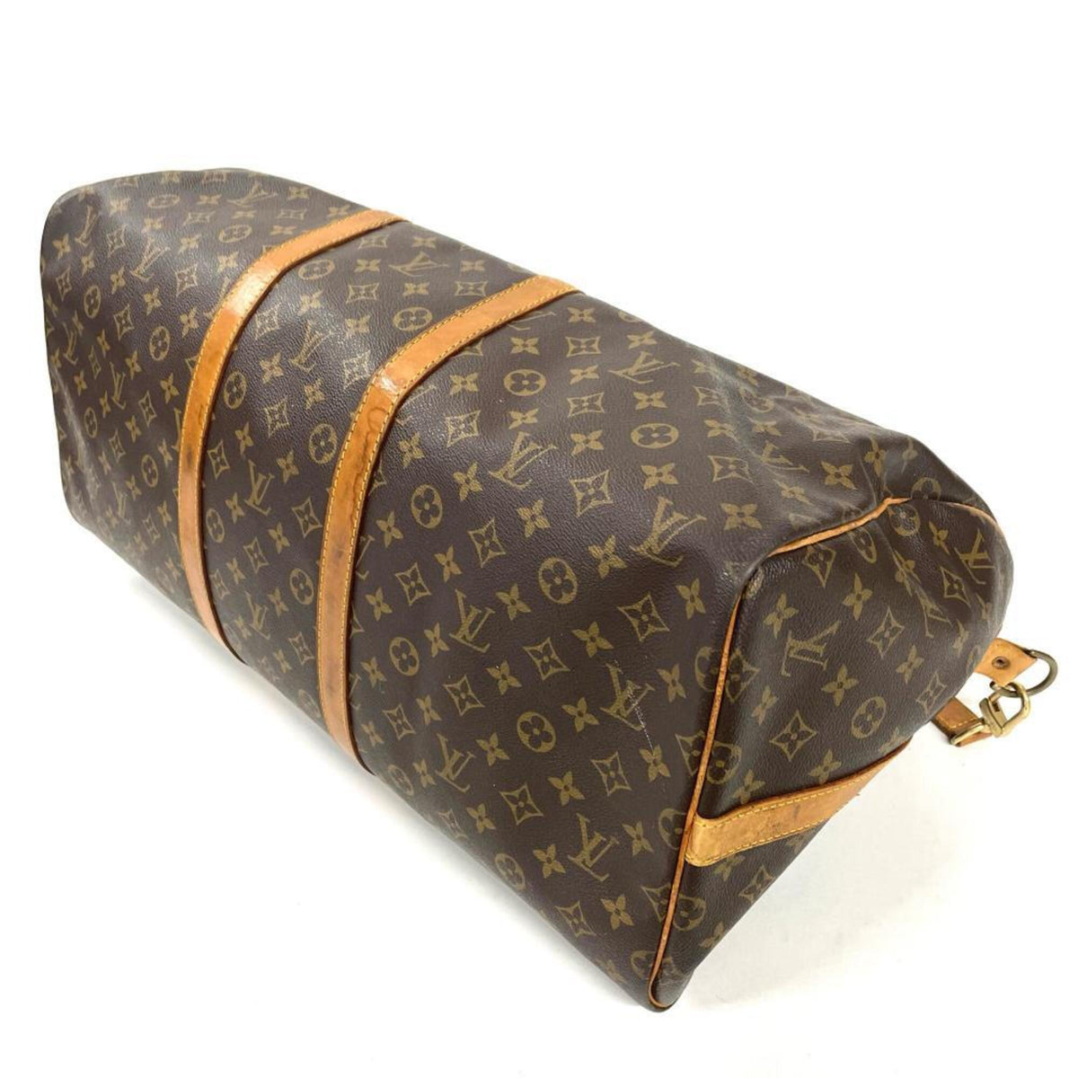 Louis Vuitton Brown Monogram Canvas Boston Bag (Pre-Owned)