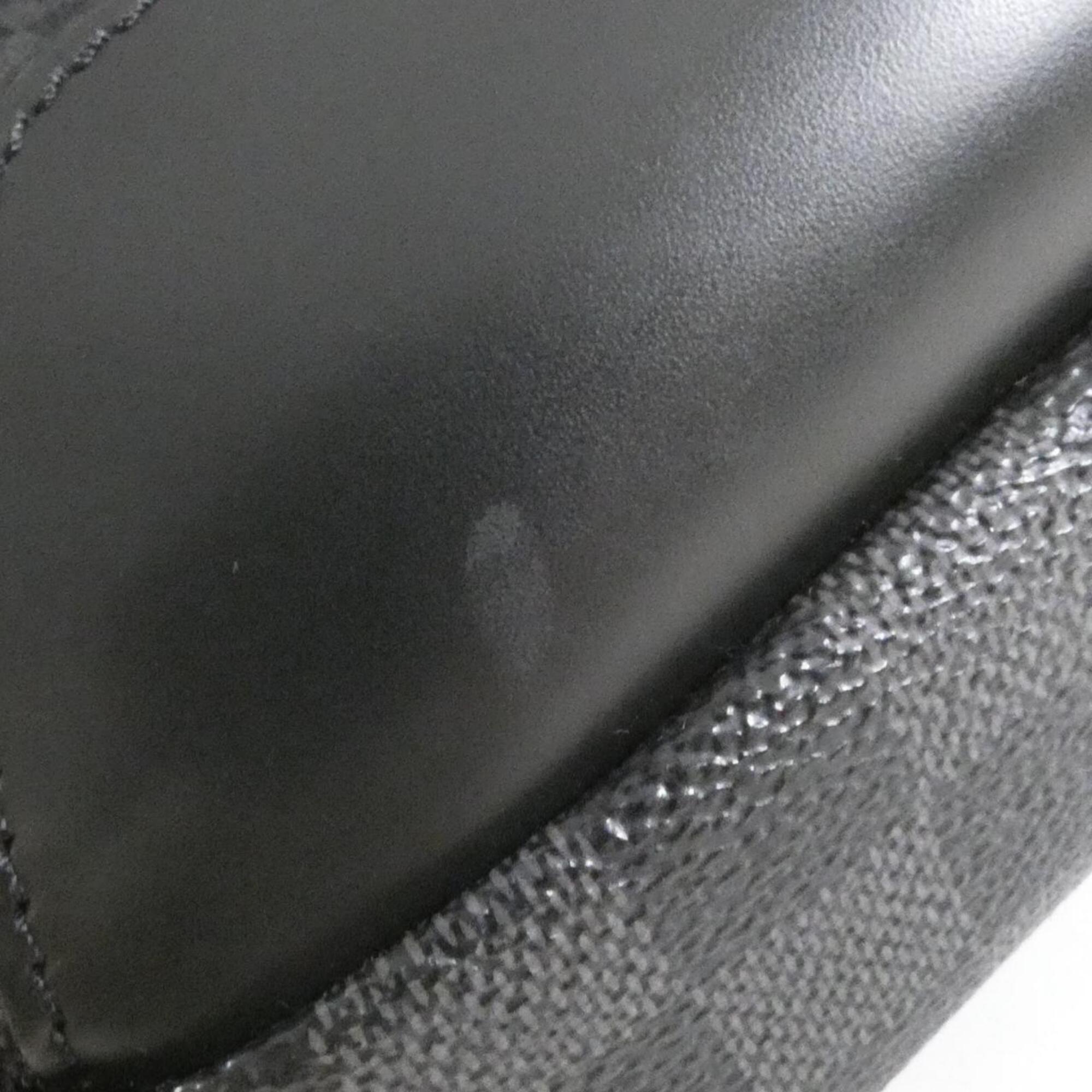 Louis Vuitton Graphite Coated Canvas Shoulder Bag (Pre-Owned)