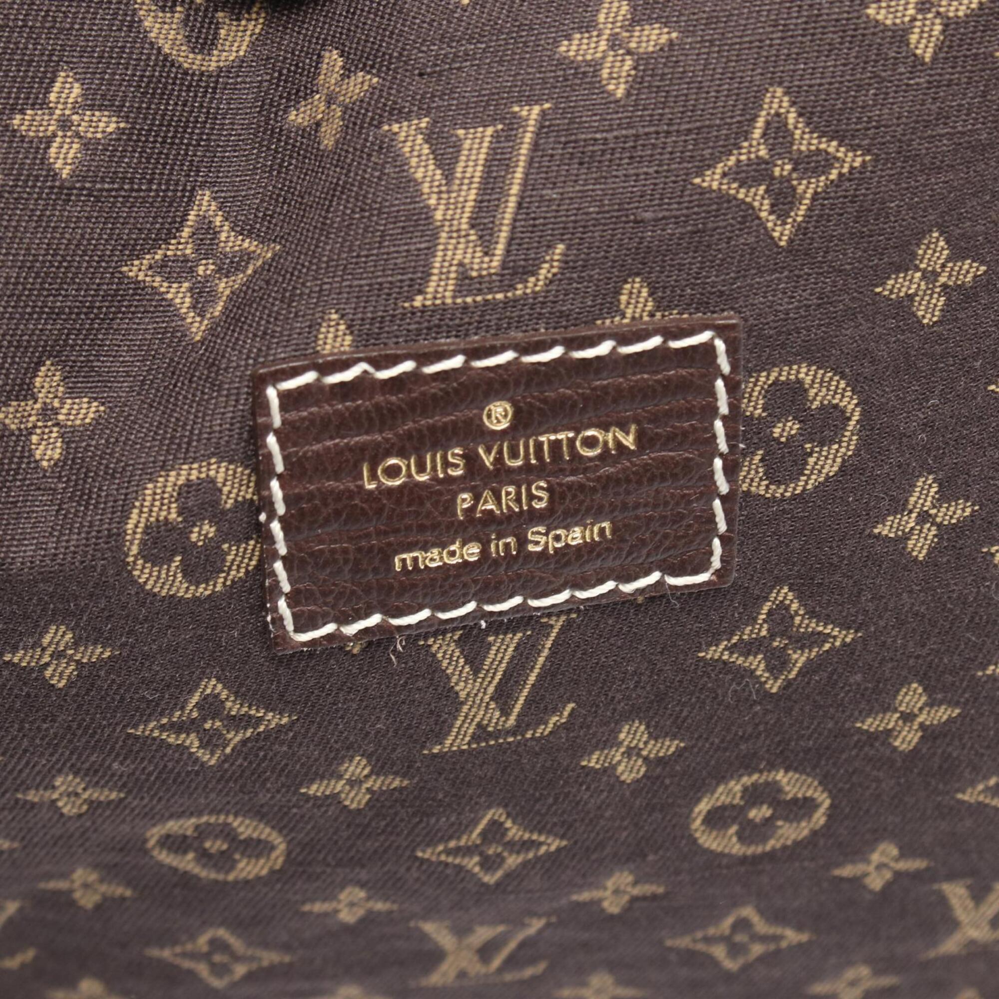 Louis Vuitton Brown Ebene Handbag Shoulder Bag (Pre-Owned)