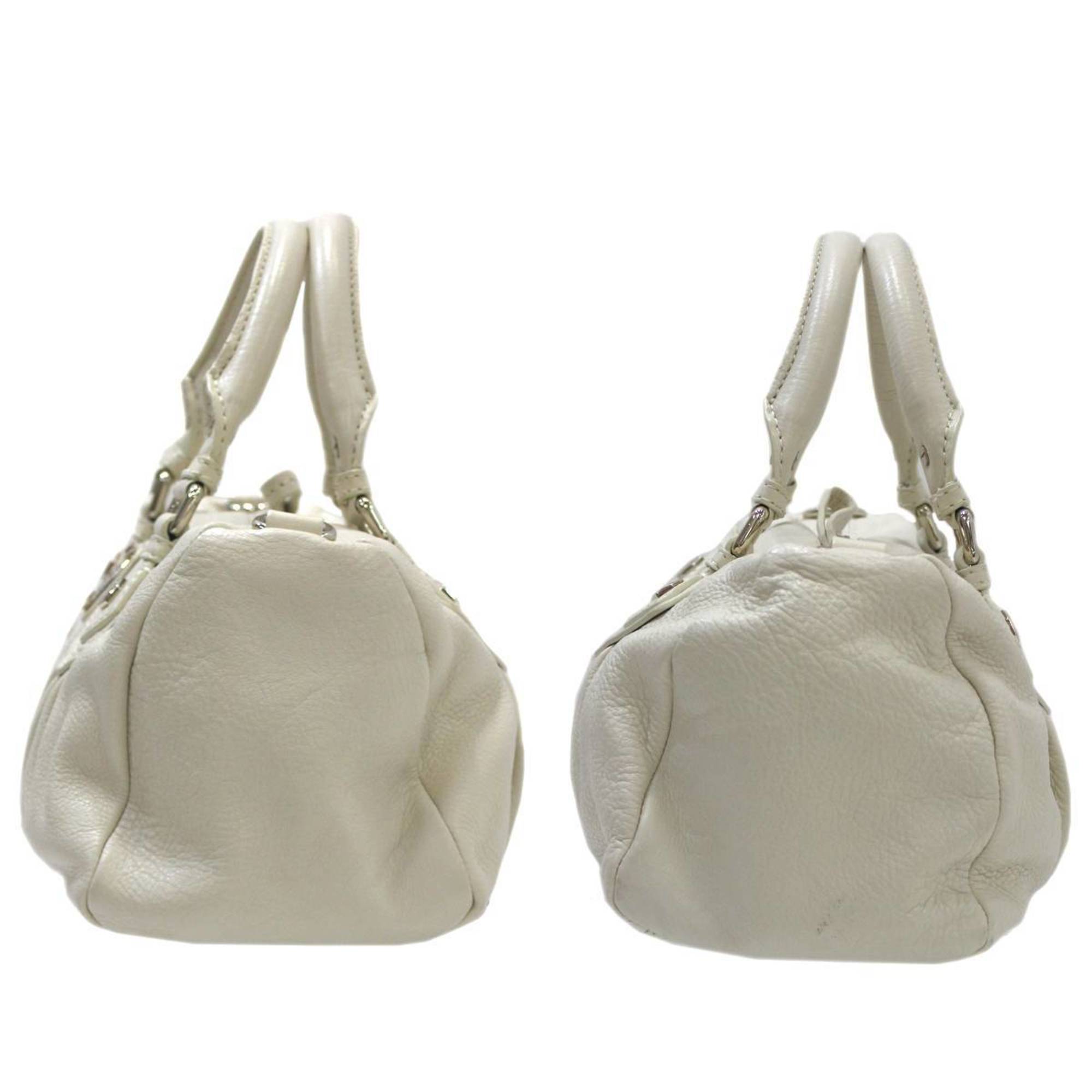 Marc By Marc Jacobs Off-White Handbag Shoulder Bag (Pre-Owned)