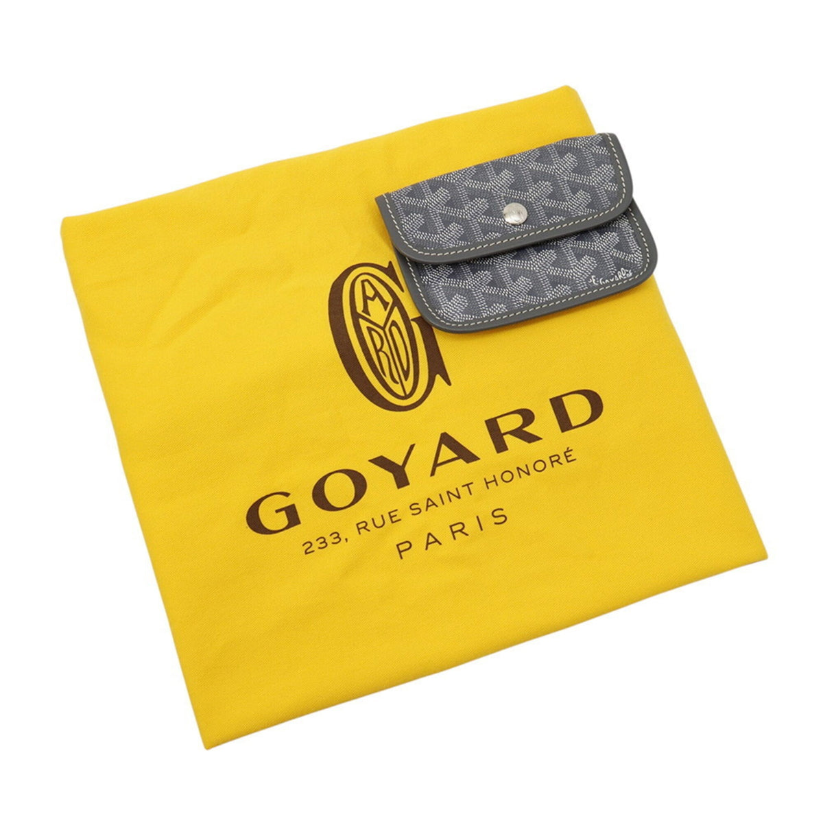 Goyard Gray Pvc Tote Bag (Pre-Owned)