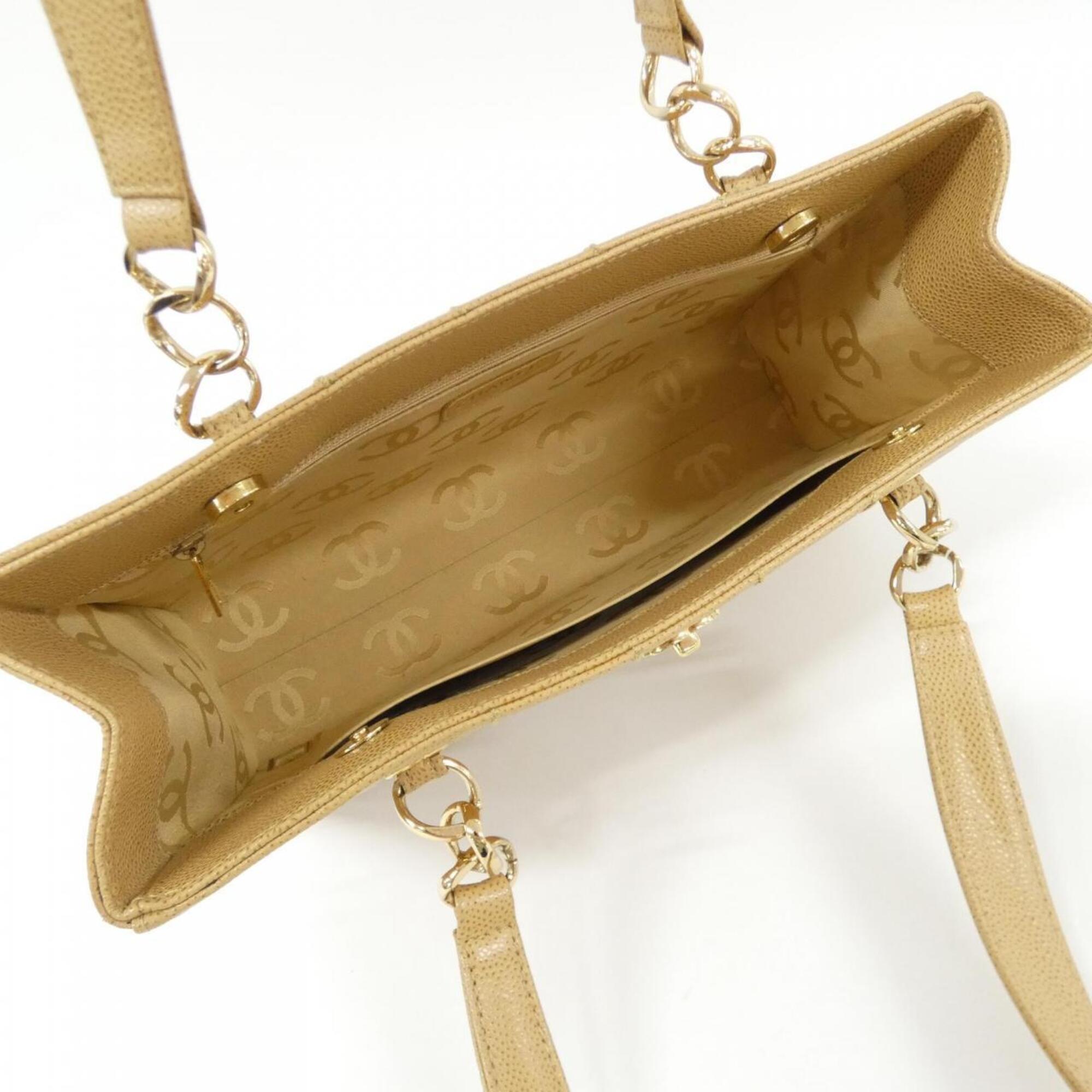 Chanel Beige Handbag (Pre-Owned)