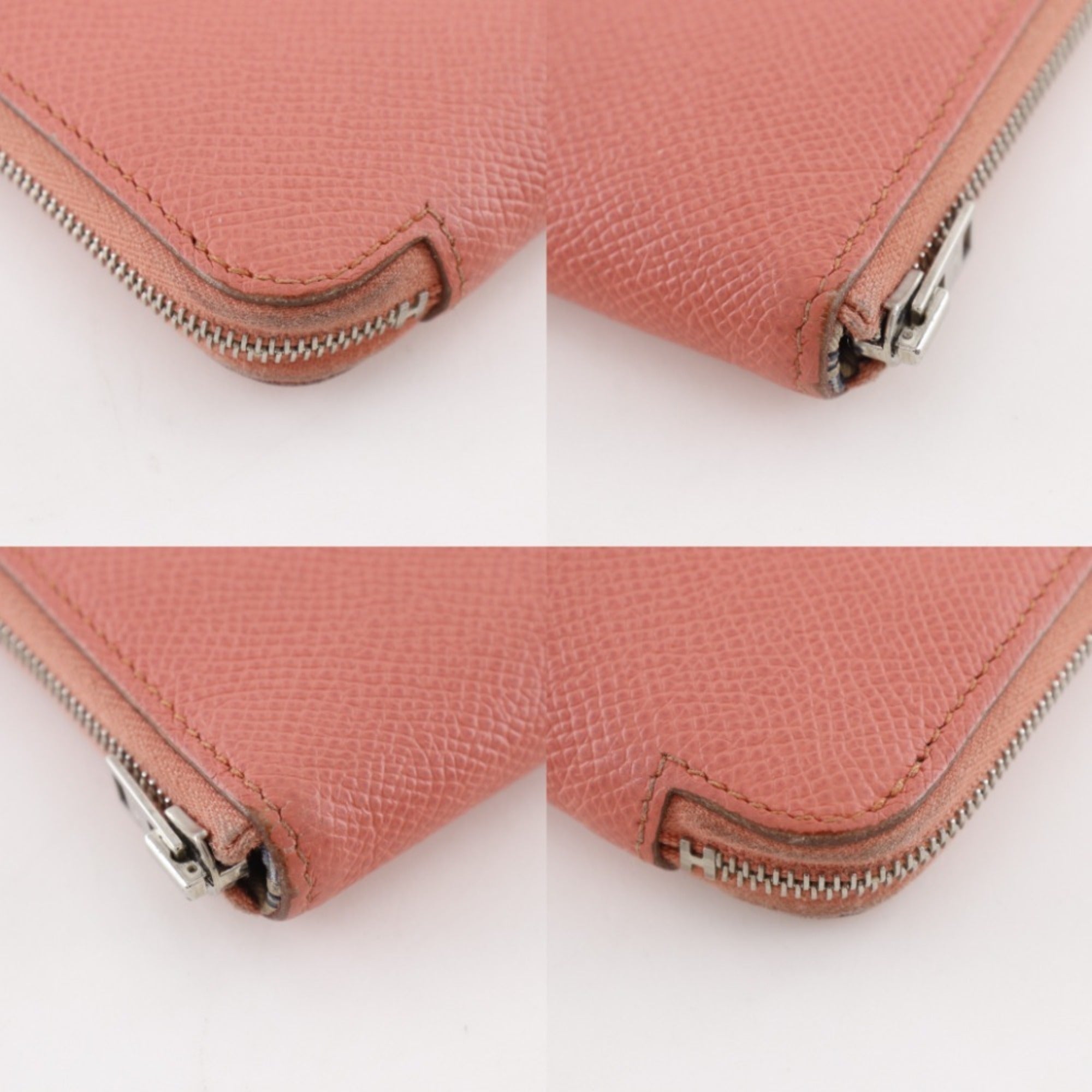 Hermes Silk'in Epsom Leather Long Wallet (Bi-Fold) (Pre-Owned)