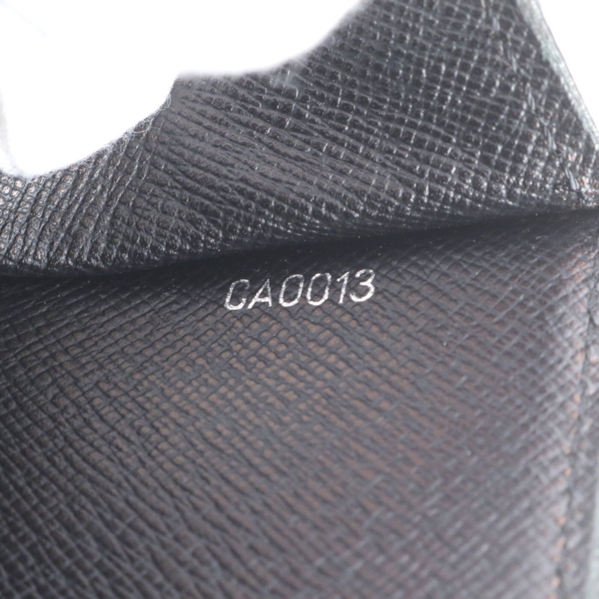 Louis Vuitton Ardoise Leather Handbag Pouch (Pre-Owned)