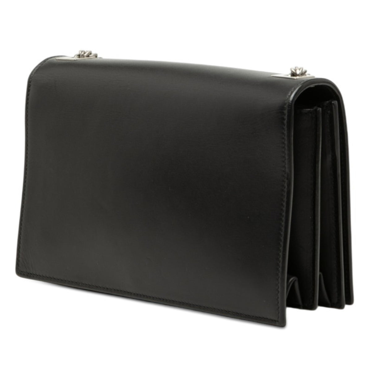 Saint Laurent Black Leather Shoulder Bag (Pre-Owned)