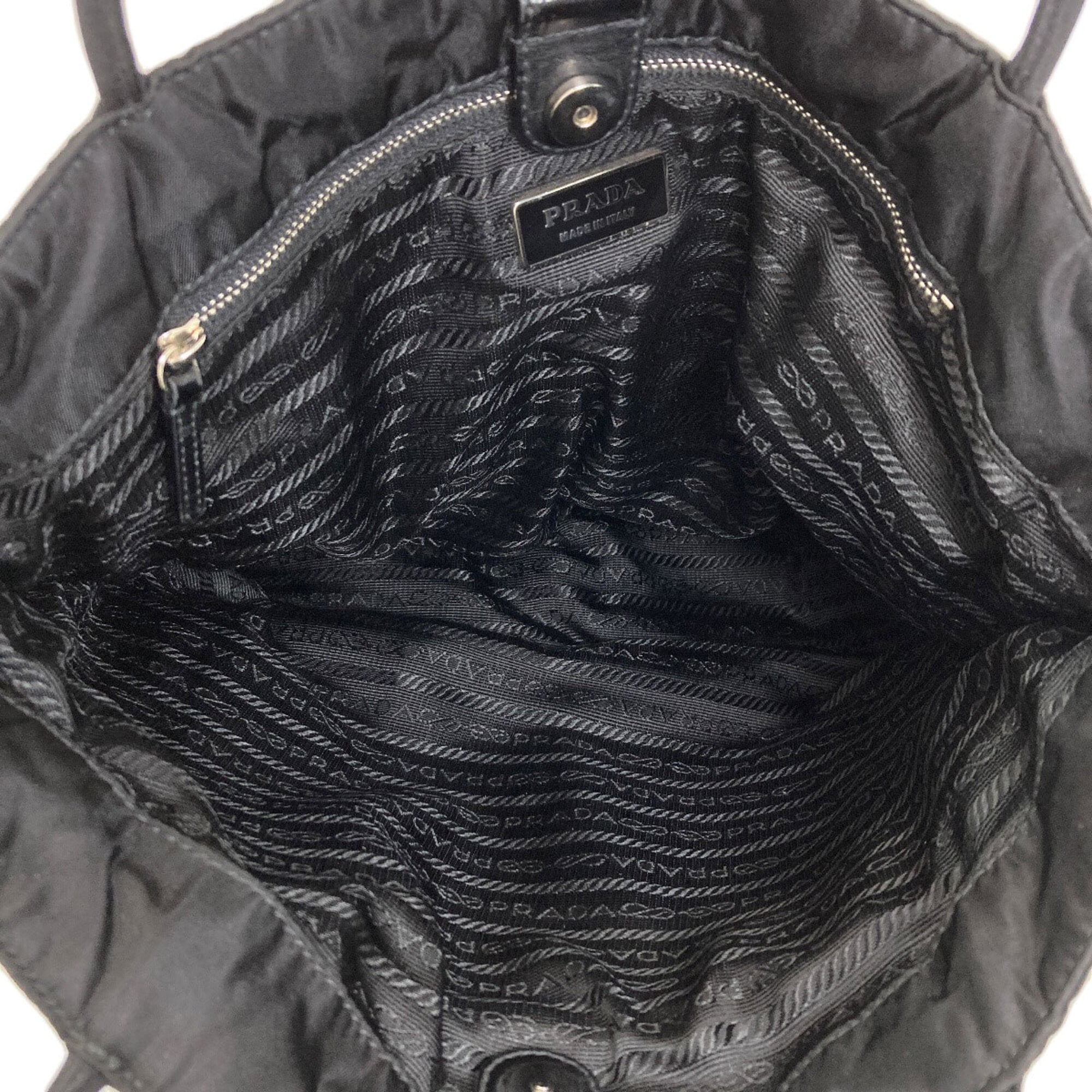 Prada Black Nylon Handbag (Pre-Owned)