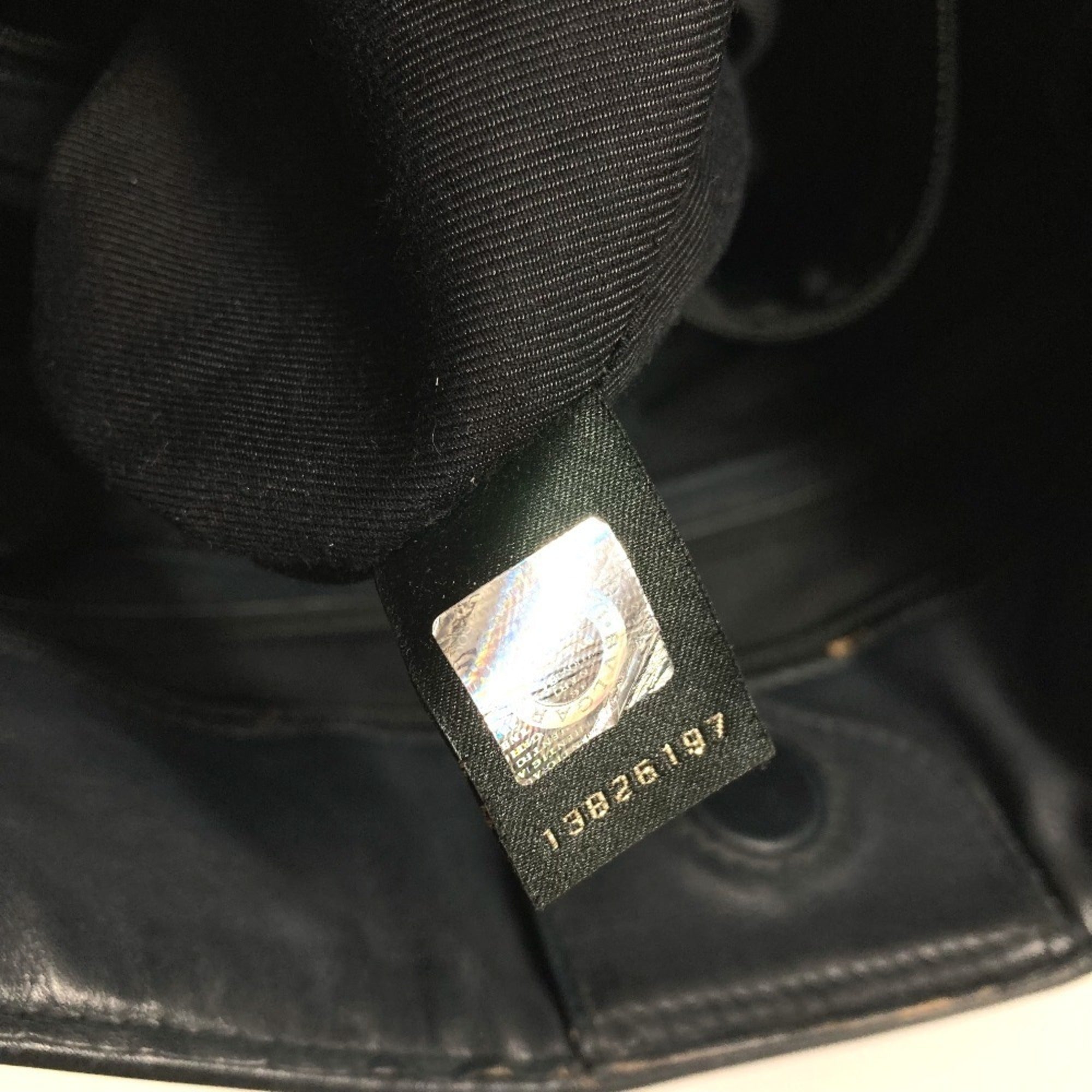 Bvlgari B.Zero1 Navy Leather Shoulder Bag Tote Bag (Pre-Owned)