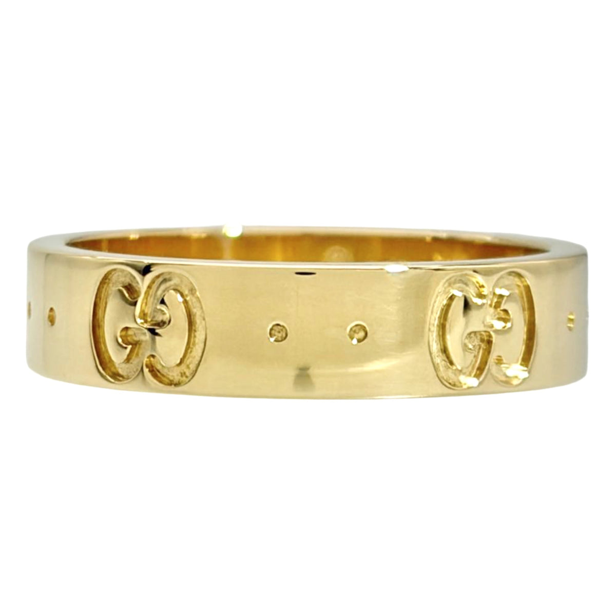 Gucci Yellow Gold Yellow Gold (18K) Band Ring (Pre-Owned)