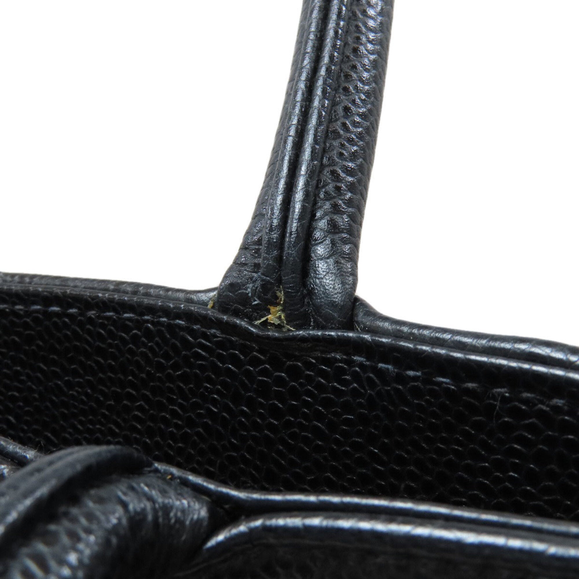Chanel Black Leather Tote Bag (Pre-Owned)